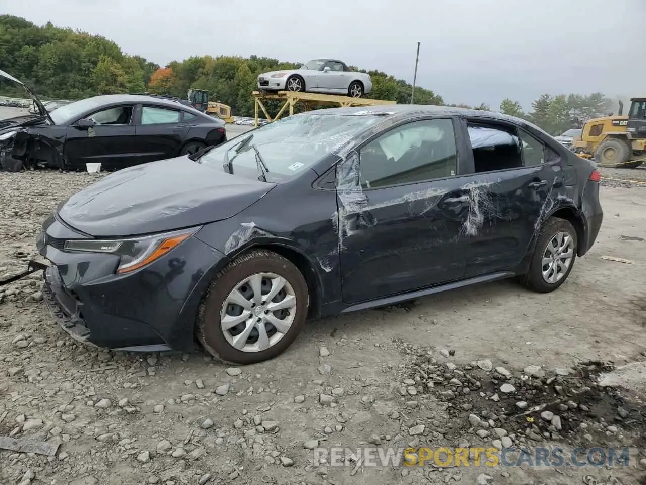 1 Photograph of a damaged car JTDEPMAE5MJ120377 TOYOTA COROLLA 2021