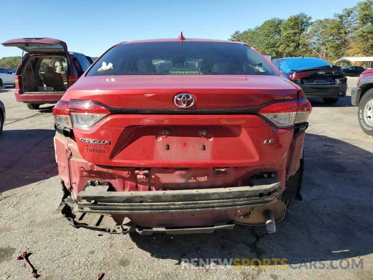 6 Photograph of a damaged car JTDEPMAE5MJ124705 TOYOTA COROLLA 2021