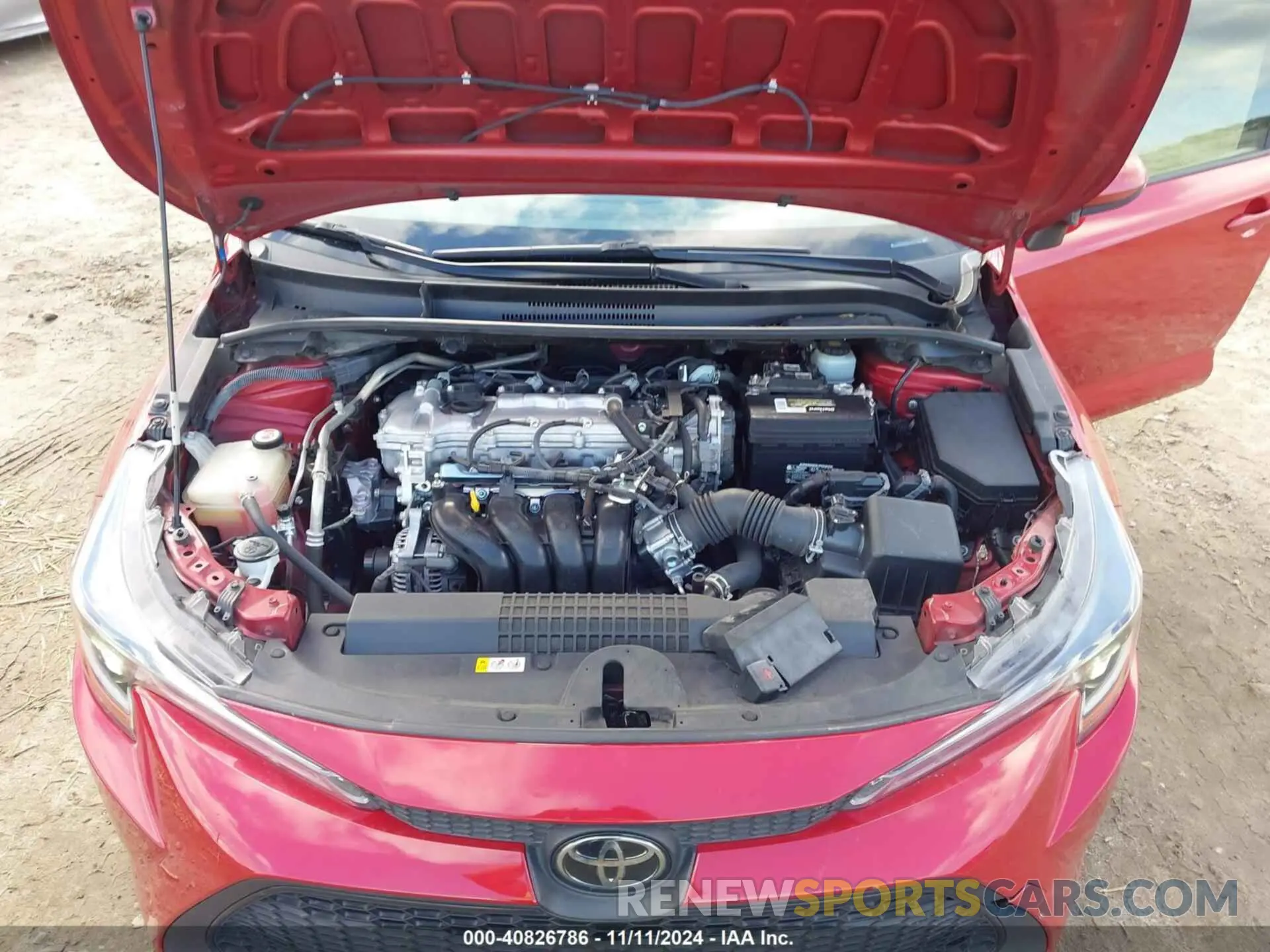 10 Photograph of a damaged car JTDEPMAE5MJ124784 TOYOTA COROLLA 2021