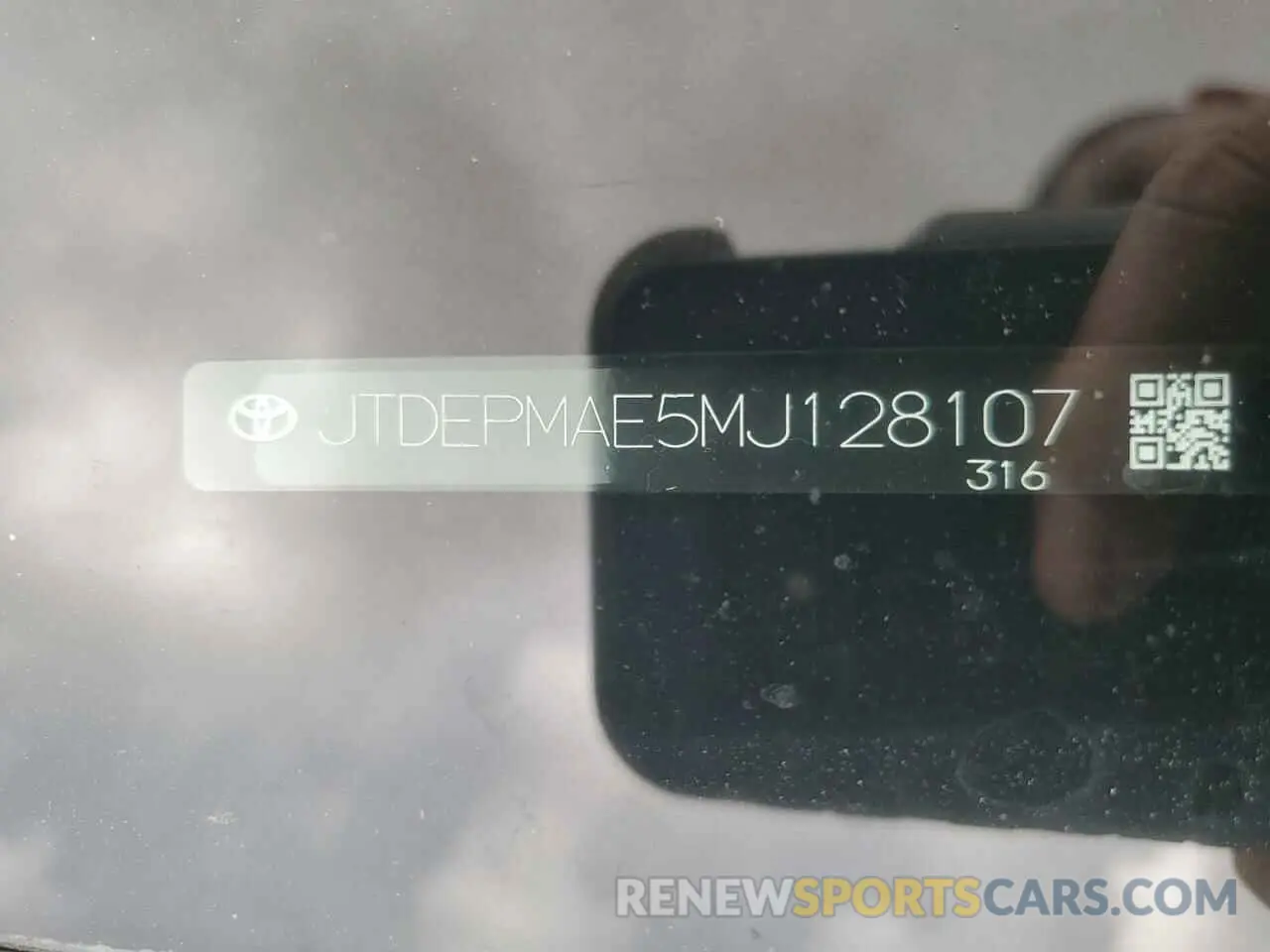 12 Photograph of a damaged car JTDEPMAE5MJ128107 TOYOTA COROLLA 2021