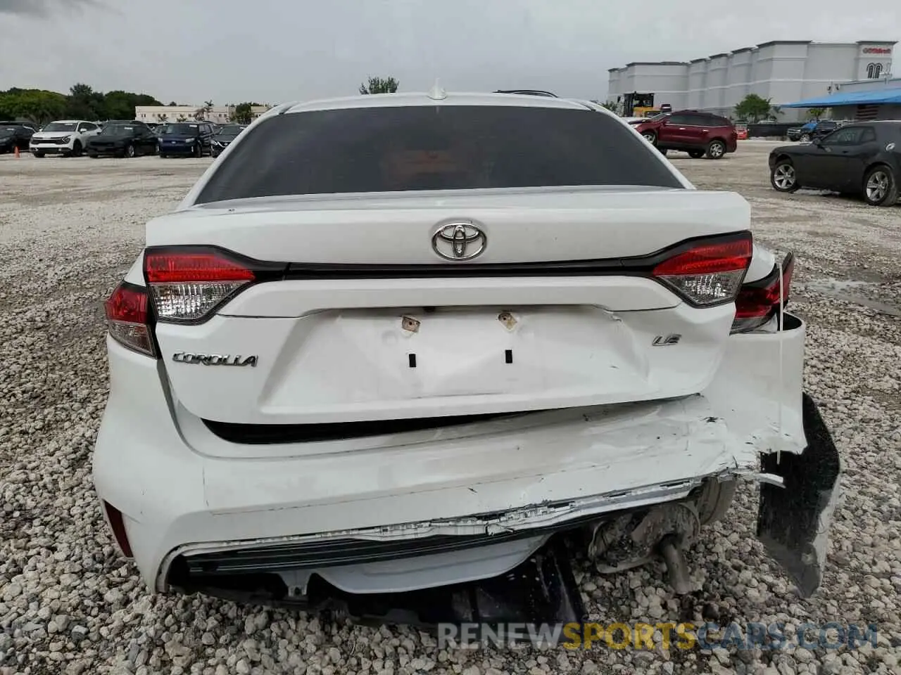 6 Photograph of a damaged car JTDEPMAE5MJ128107 TOYOTA COROLLA 2021