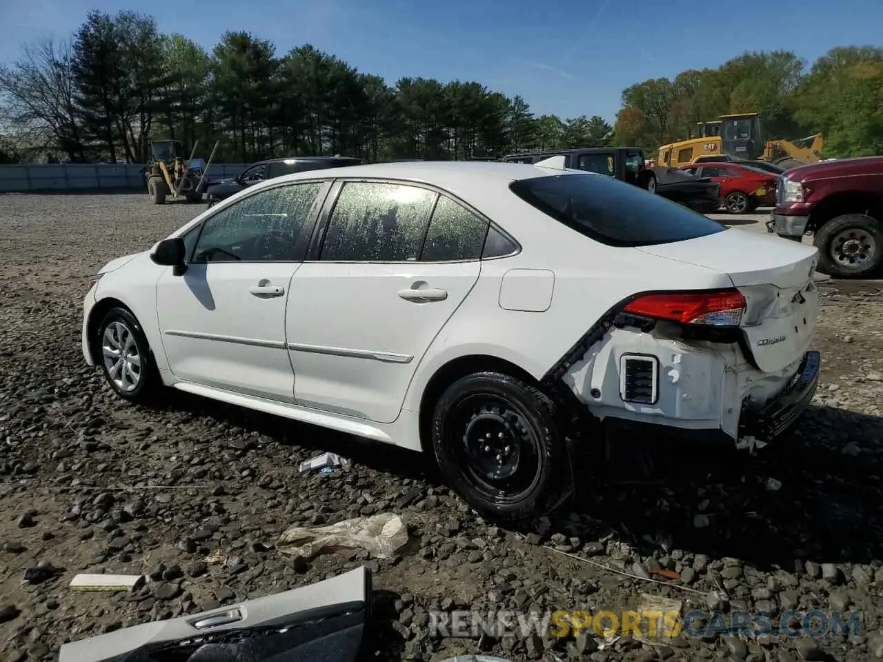 2 Photograph of a damaged car JTDEPMAE5MJ132786 TOYOTA COROLLA 2021