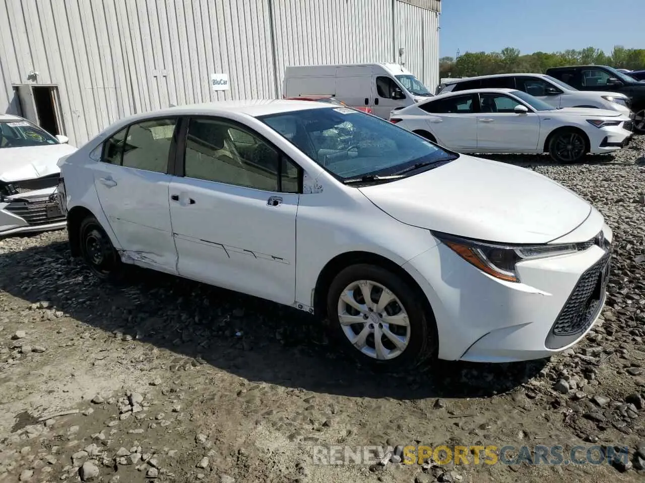 4 Photograph of a damaged car JTDEPMAE5MJ132786 TOYOTA COROLLA 2021