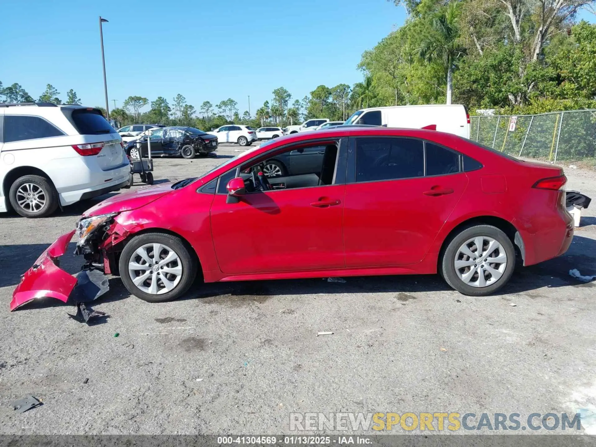 15 Photograph of a damaged car JTDEPMAE5MJ141584 TOYOTA COROLLA 2021