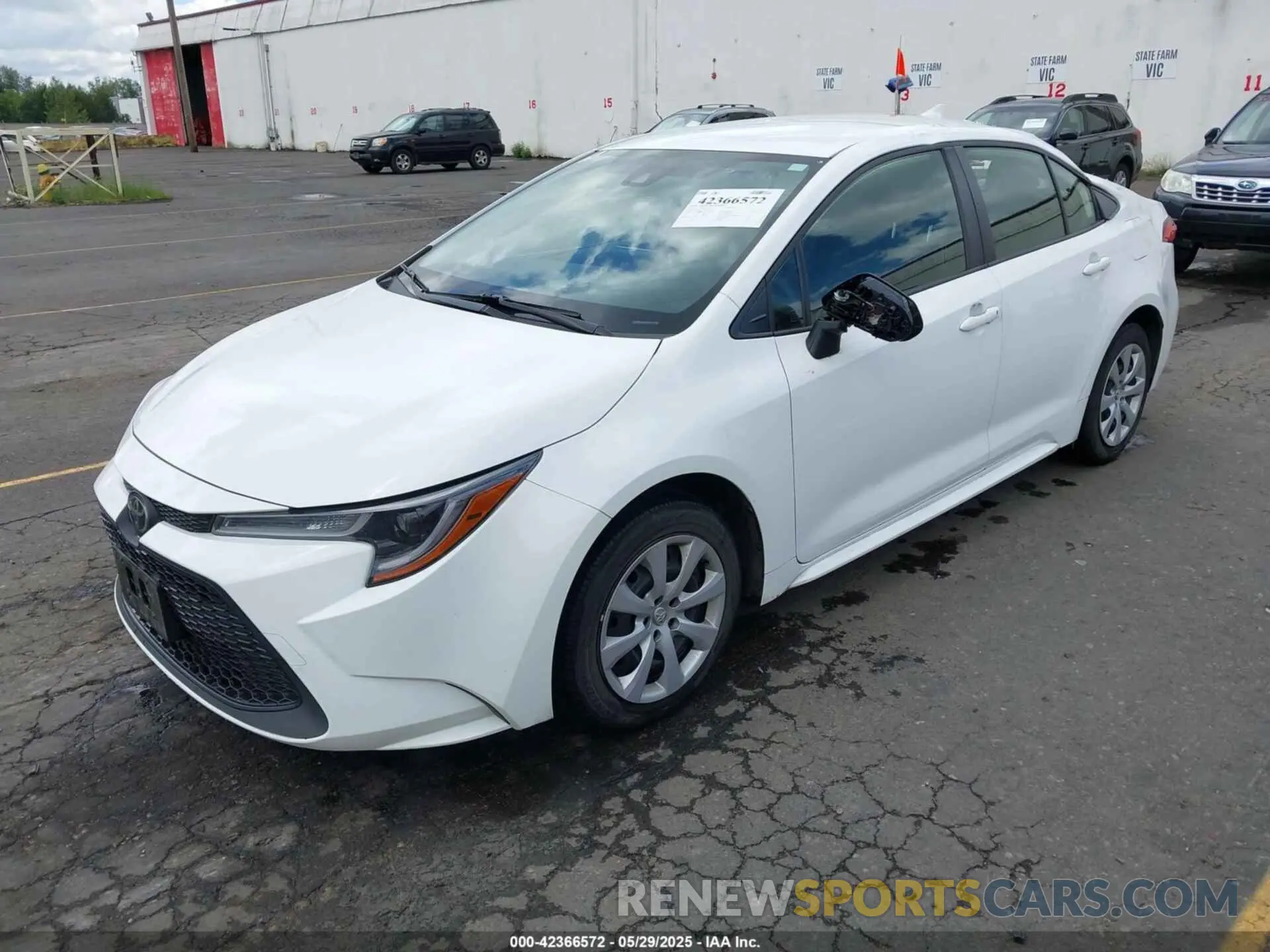 2 Photograph of a damaged car JTDEPMAE5MJ159289 TOYOTA COROLLA 2021