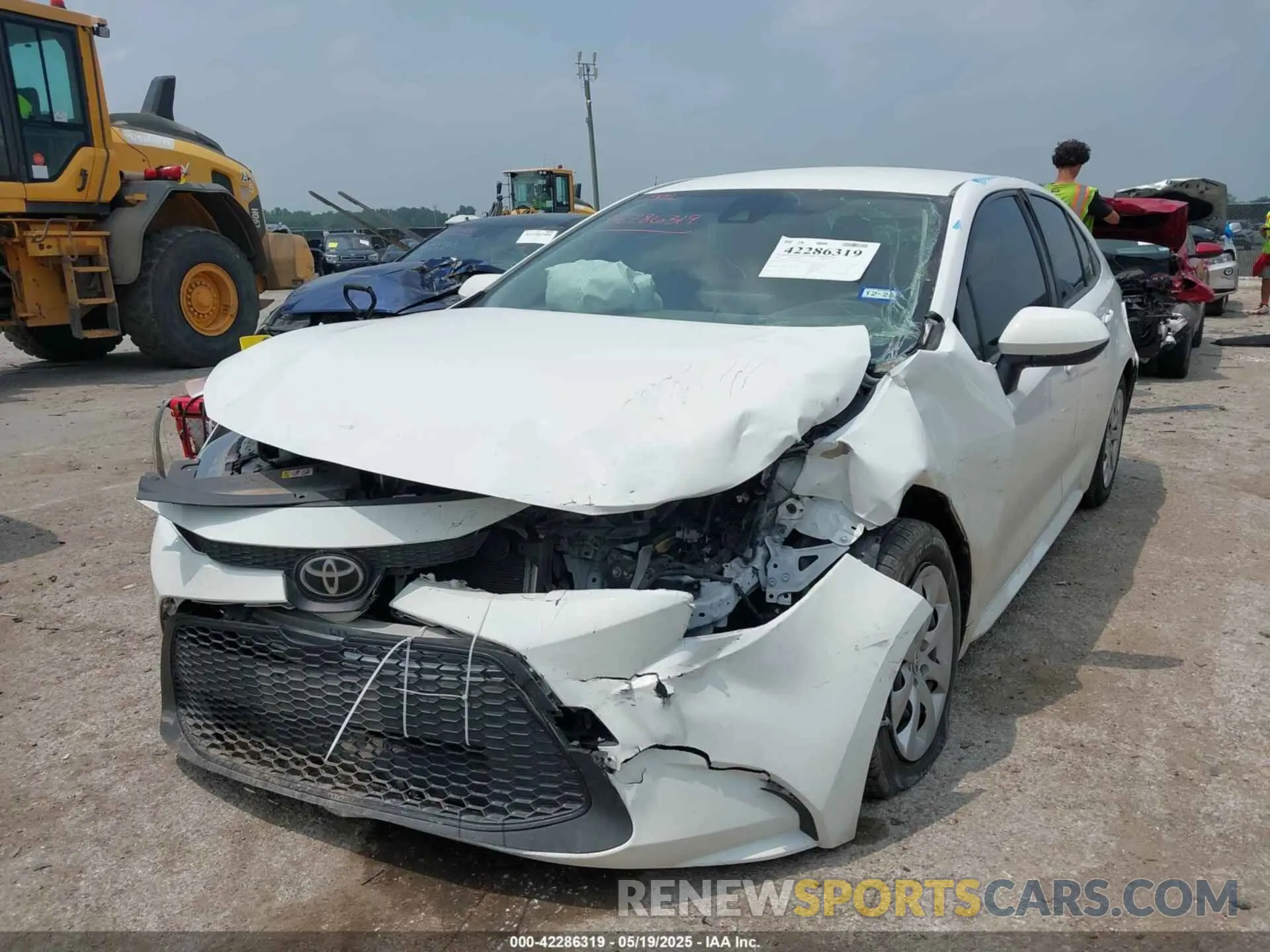 2 Photograph of a damaged car JTDEPMAE5MJ159891 TOYOTA COROLLA 2021
