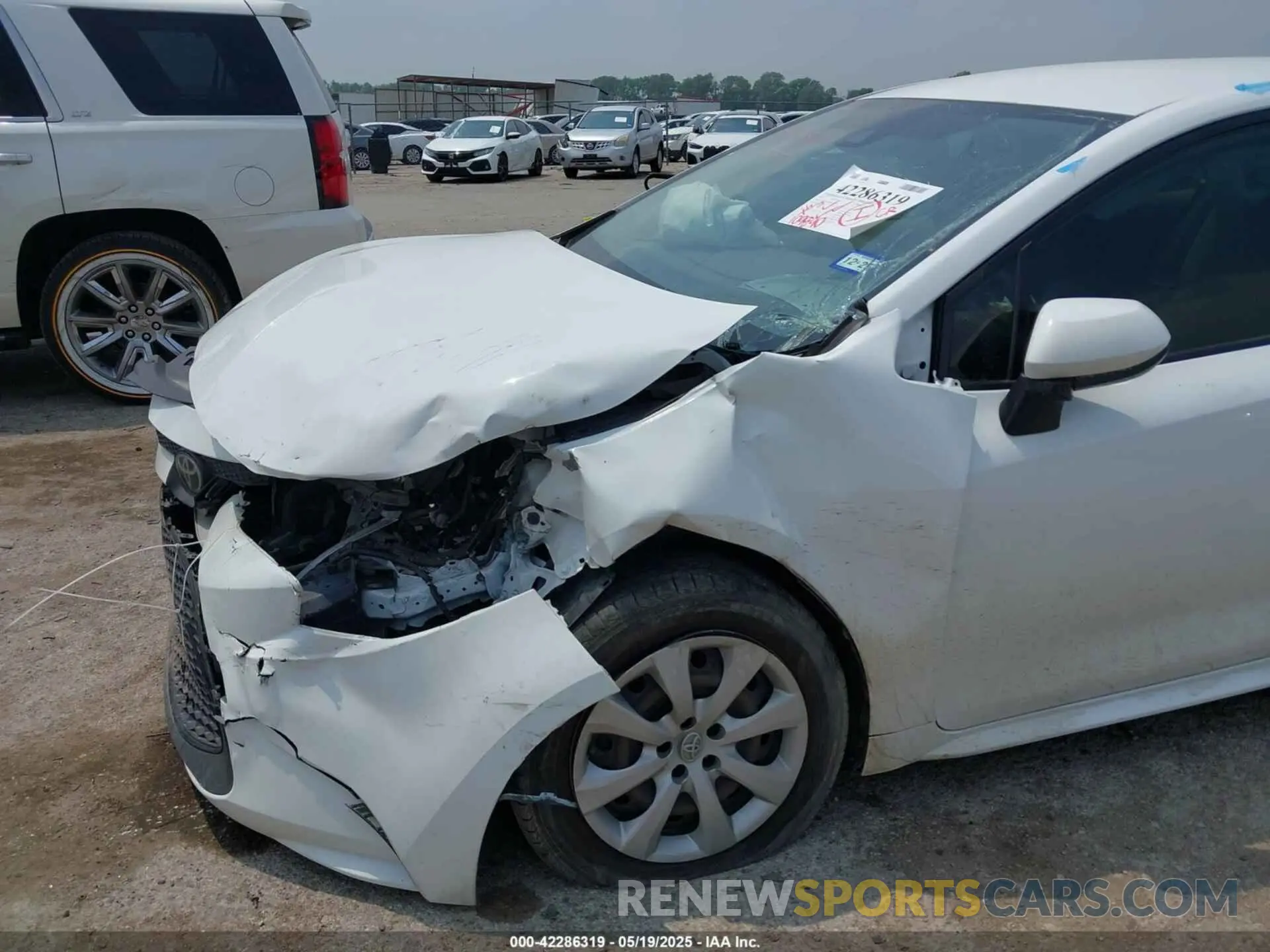 6 Photograph of a damaged car JTDEPMAE5MJ159891 TOYOTA COROLLA 2021