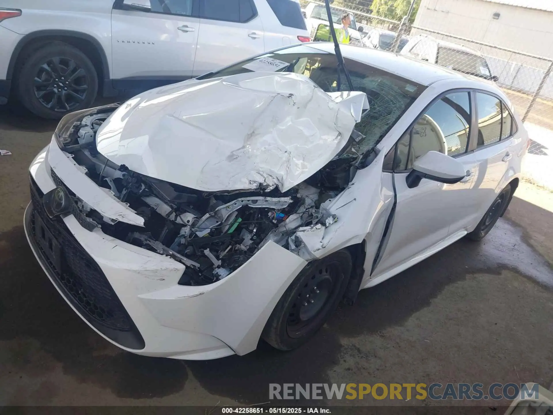 2 Photograph of a damaged car JTDEPMAE5MJ171863 TOYOTA COROLLA 2021
