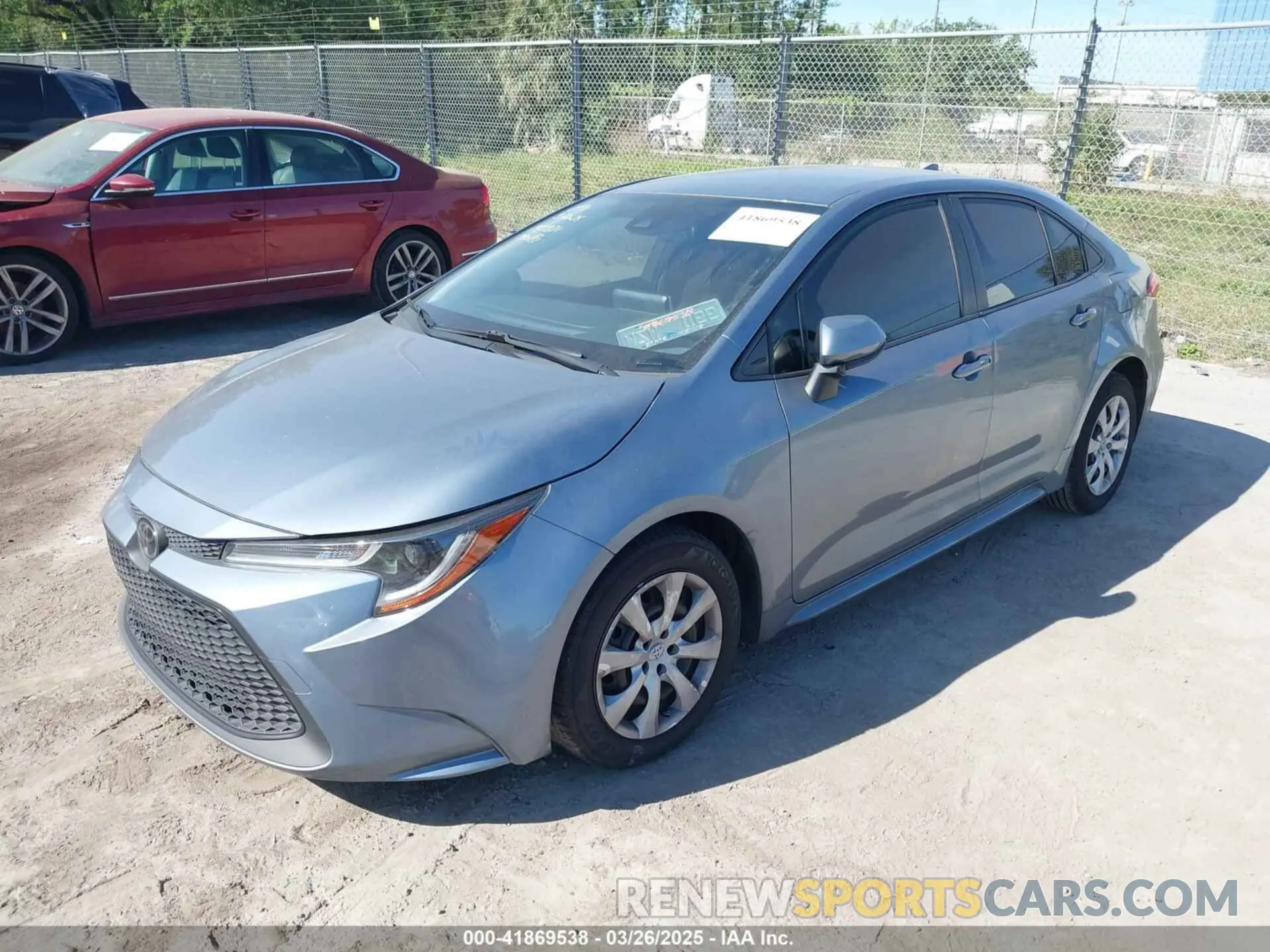 2 Photograph of a damaged car JTDEPMAE5MJ177582 TOYOTA COROLLA 2021