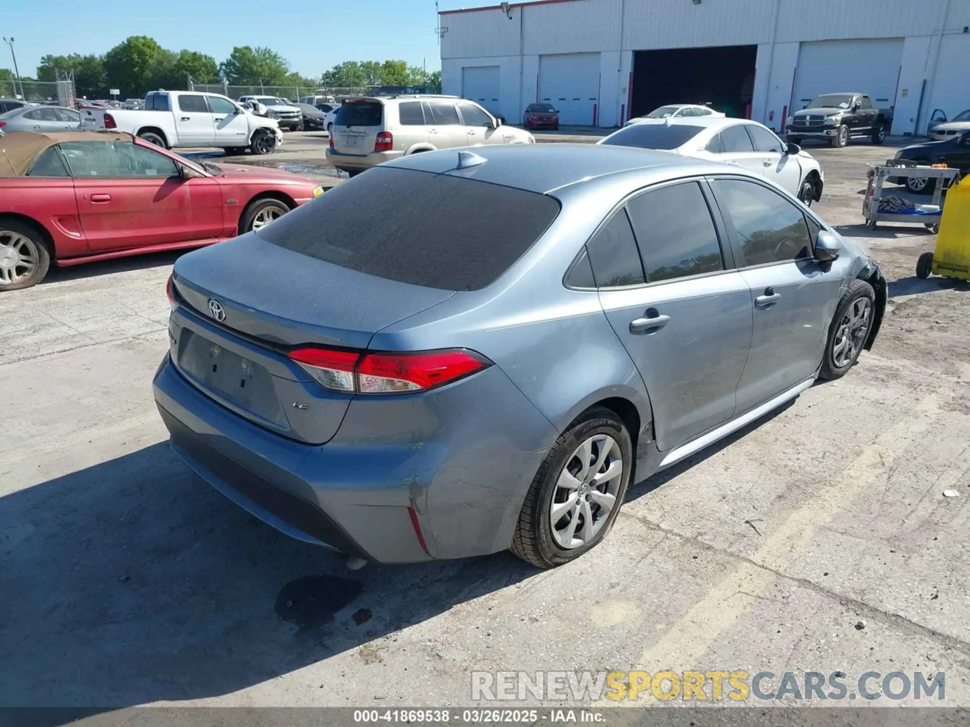 4 Photograph of a damaged car JTDEPMAE5MJ177582 TOYOTA COROLLA 2021