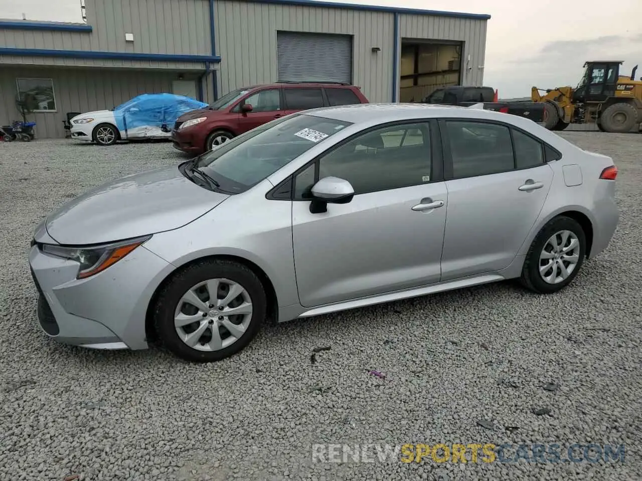 1 Photograph of a damaged car JTDEPMAE5MJ181373 TOYOTA COROLLA 2021