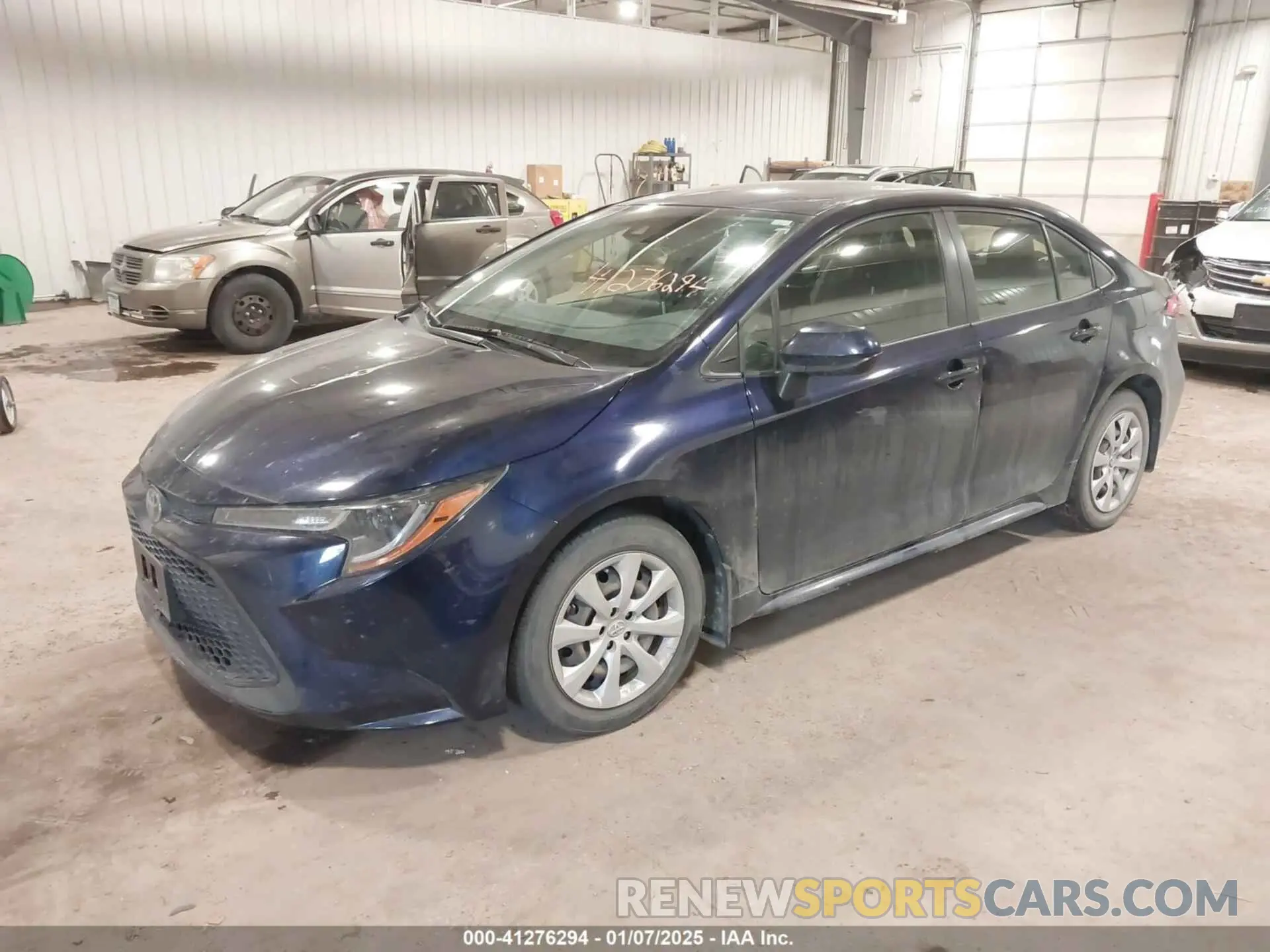 2 Photograph of a damaged car JTDEPMAE5MJ184161 TOYOTA COROLLA 2021