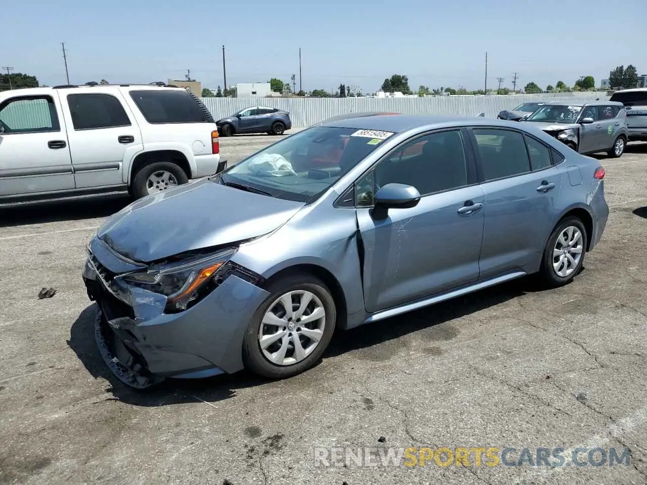 1 Photograph of a damaged car JTDEPMAE5MJ186119 TOYOTA COROLLA 2021