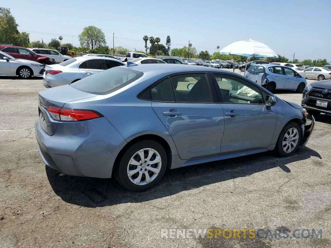 3 Photograph of a damaged car JTDEPMAE5MJ186119 TOYOTA COROLLA 2021