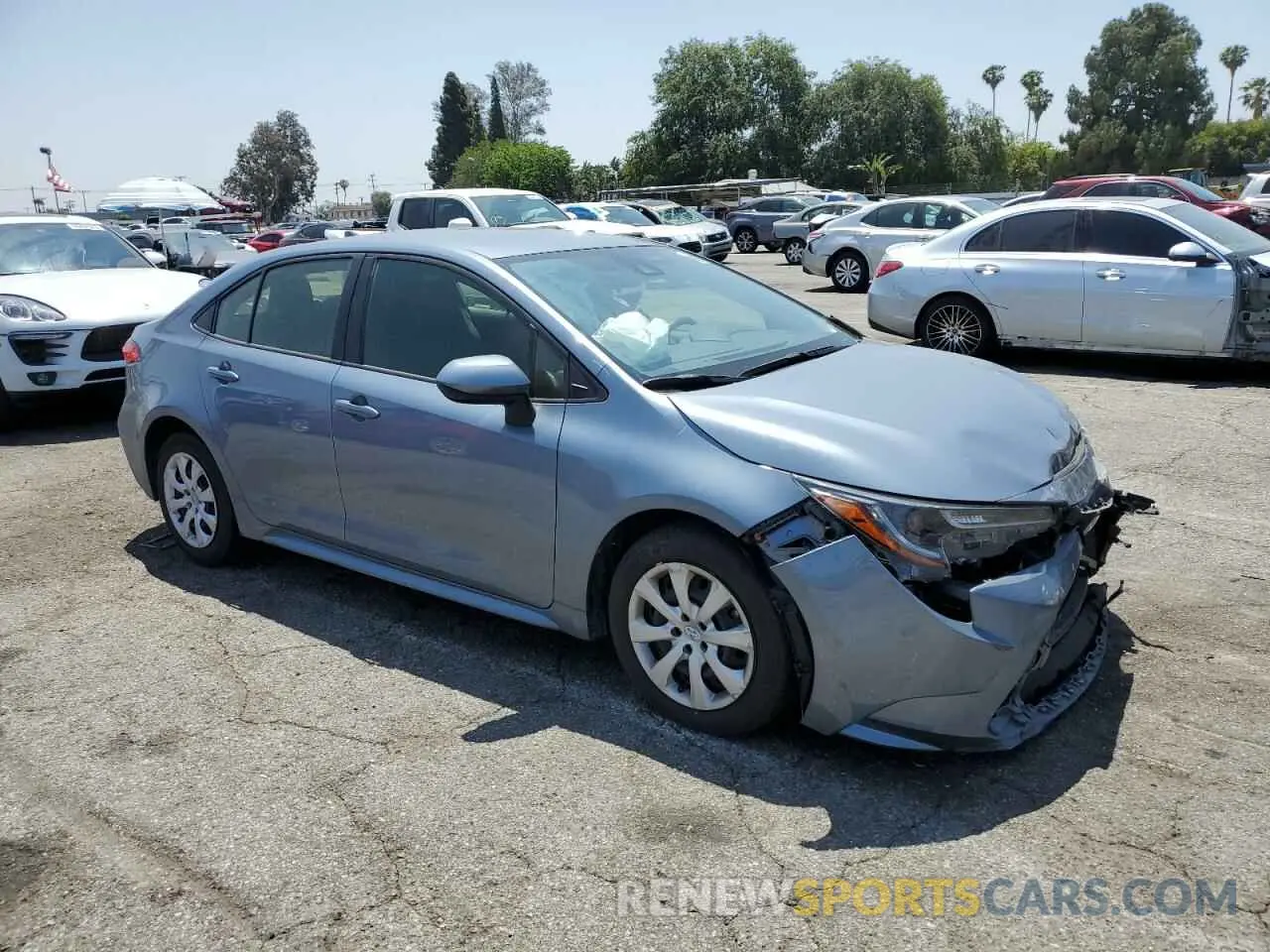 4 Photograph of a damaged car JTDEPMAE5MJ186119 TOYOTA COROLLA 2021