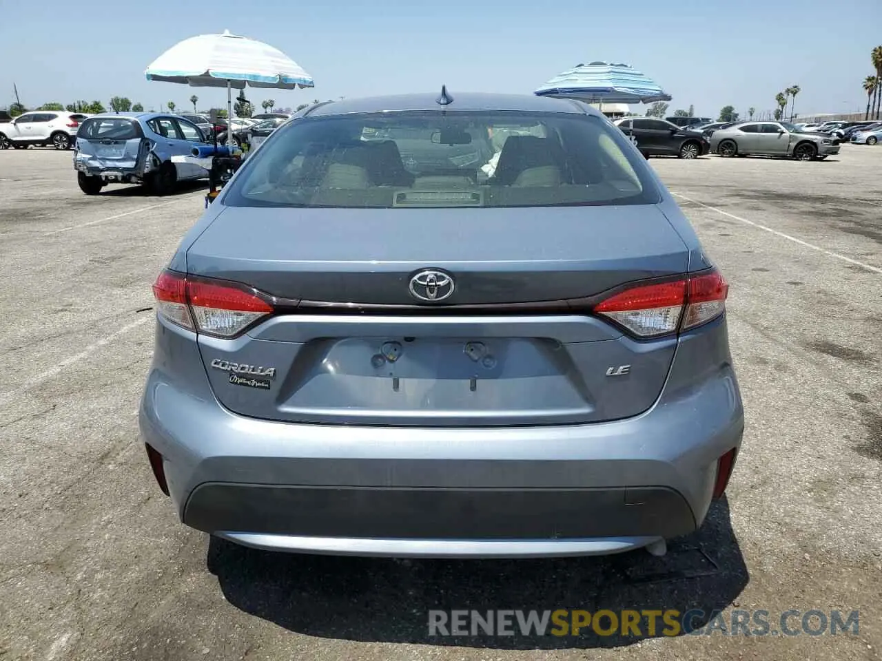 6 Photograph of a damaged car JTDEPMAE5MJ186119 TOYOTA COROLLA 2021