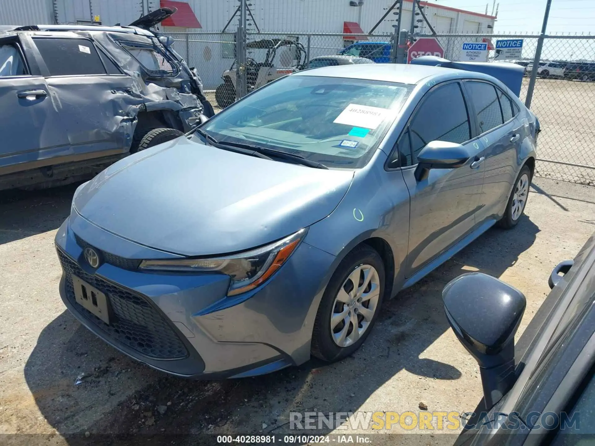 2 Фотография поврежденного автомобиля JTDEPMAE6MJ118220 TOYOTA COROLLA 2021