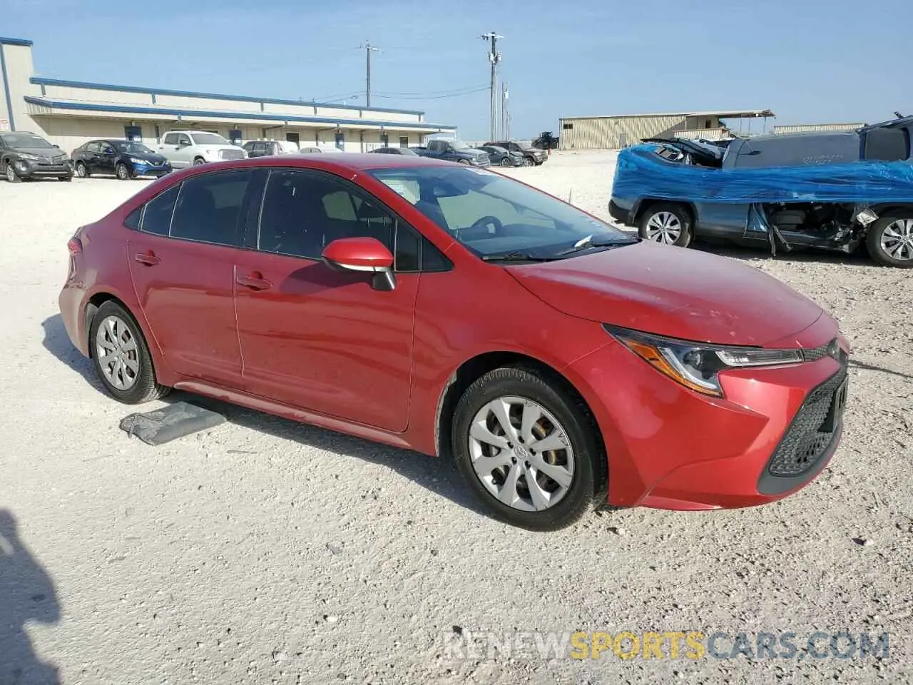 4 Photograph of a damaged car JTDEPMAE6MJ123384 TOYOTA COROLLA 2021