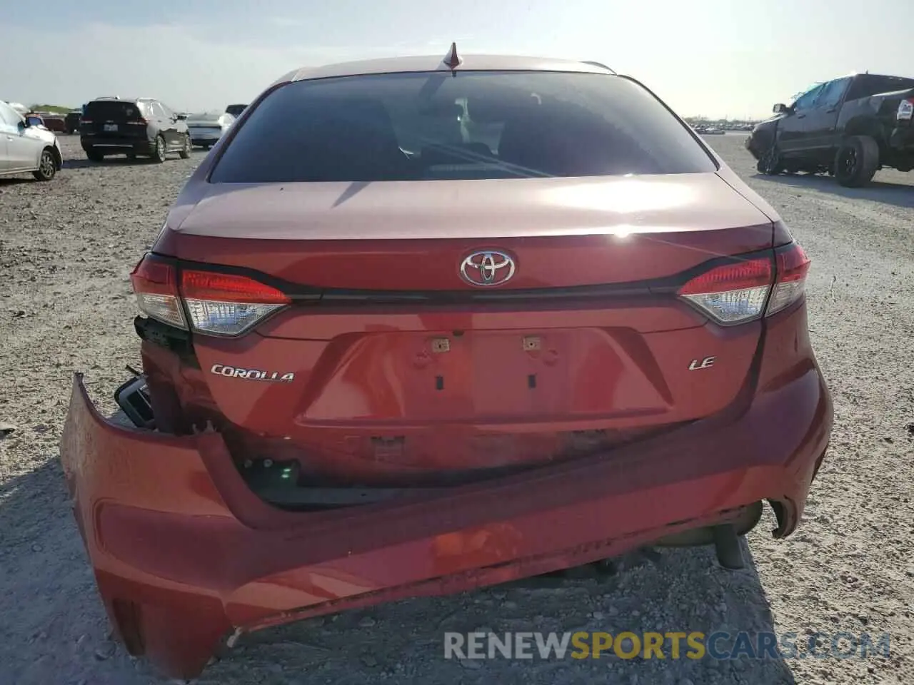 6 Photograph of a damaged car JTDEPMAE6MJ123384 TOYOTA COROLLA 2021