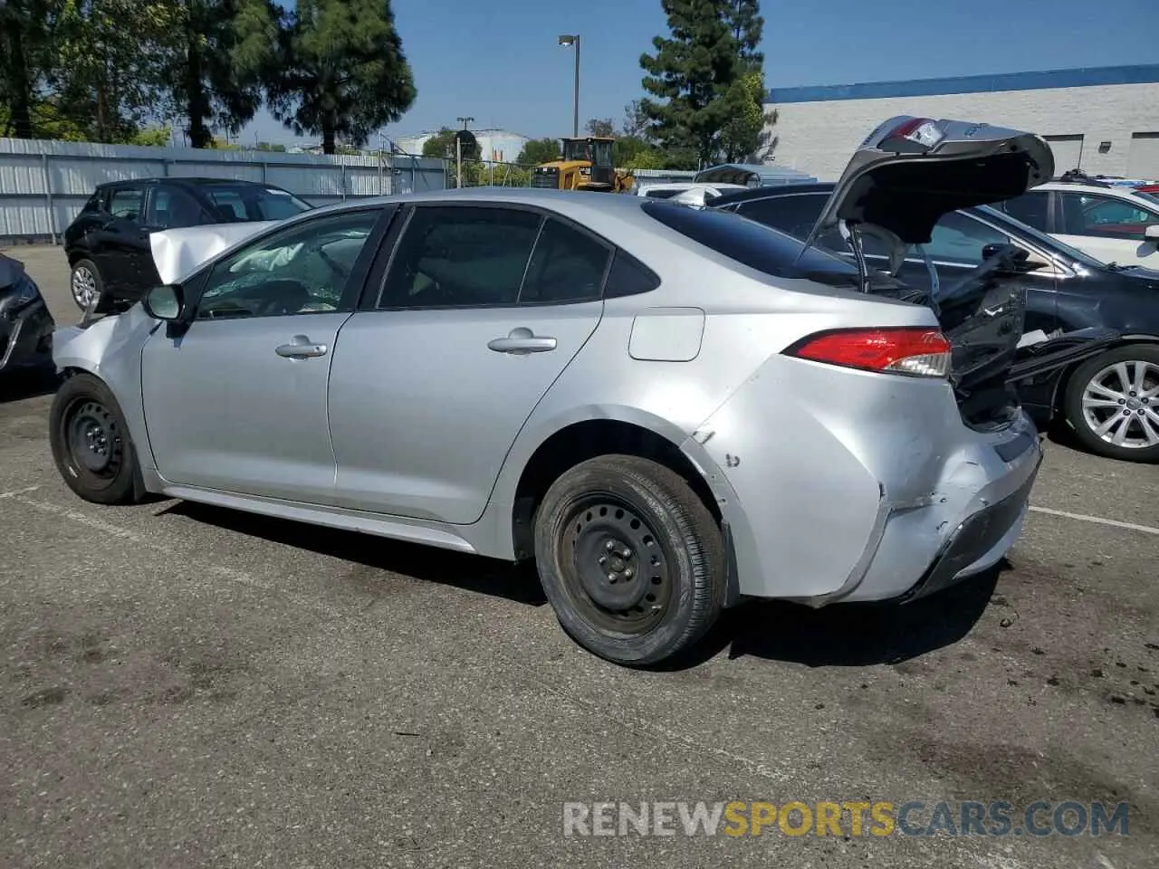 2 Photograph of a damaged car JTDEPMAE6MJ130691 TOYOTA COROLLA 2021