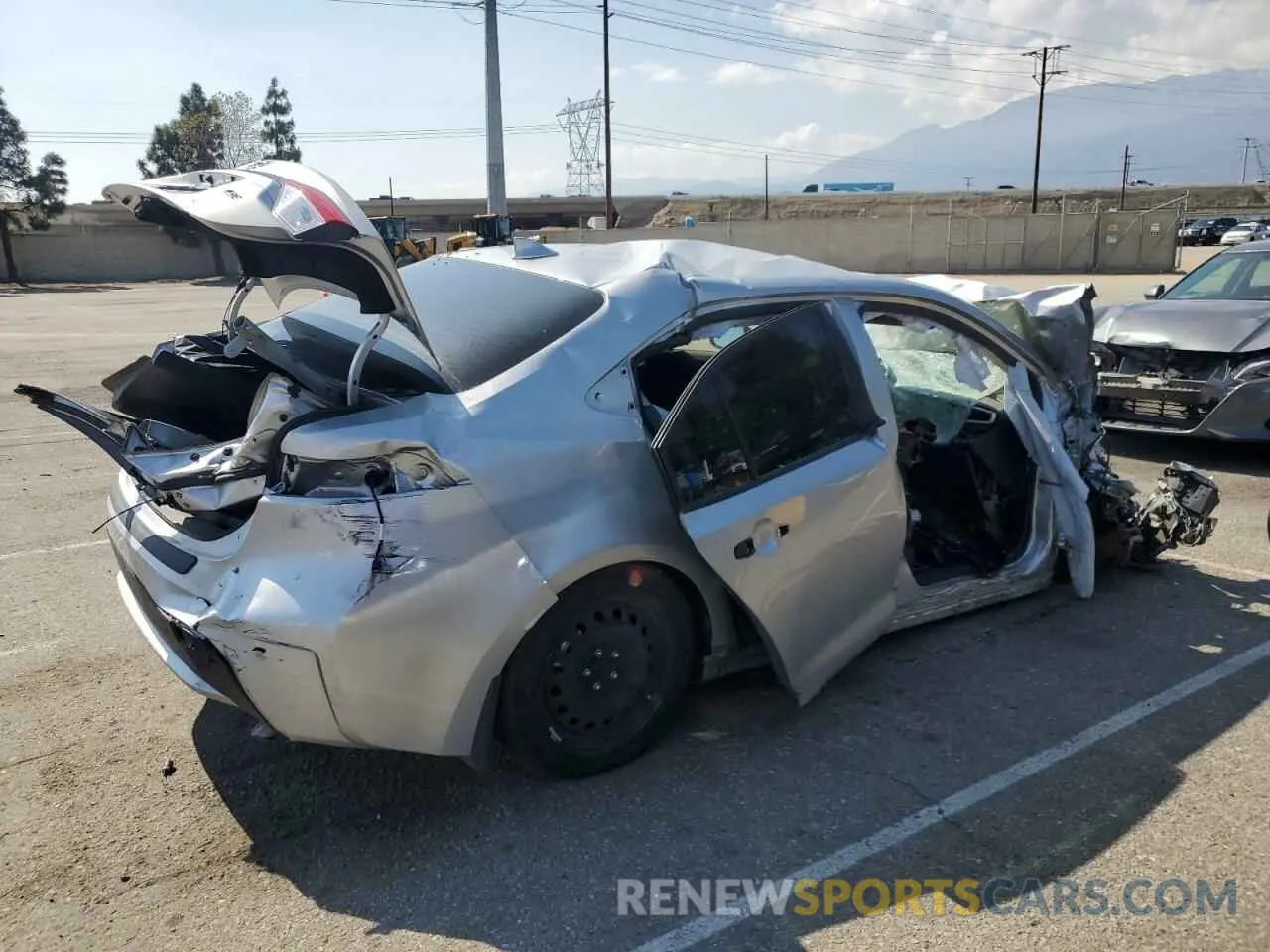 3 Photograph of a damaged car JTDEPMAE6MJ130691 TOYOTA COROLLA 2021