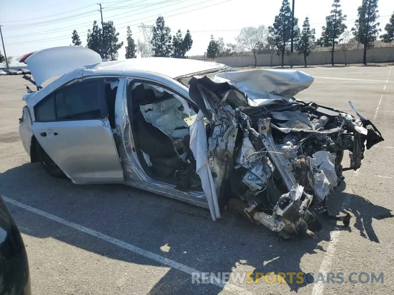 4 Photograph of a damaged car JTDEPMAE6MJ130691 TOYOTA COROLLA 2021