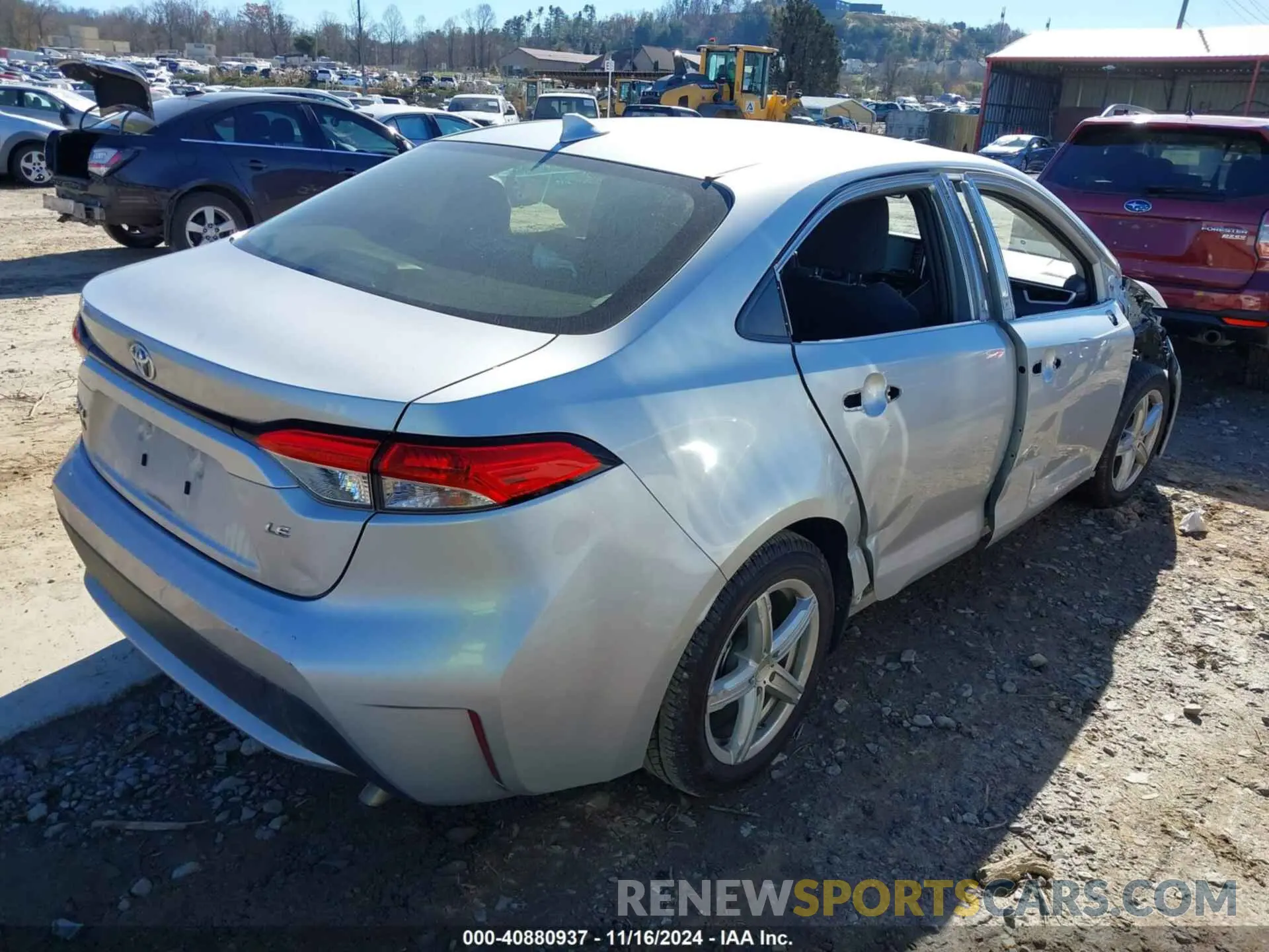 4 Фотография поврежденного автомобиля JTDEPMAE6MJ131338 TOYOTA COROLLA 2021