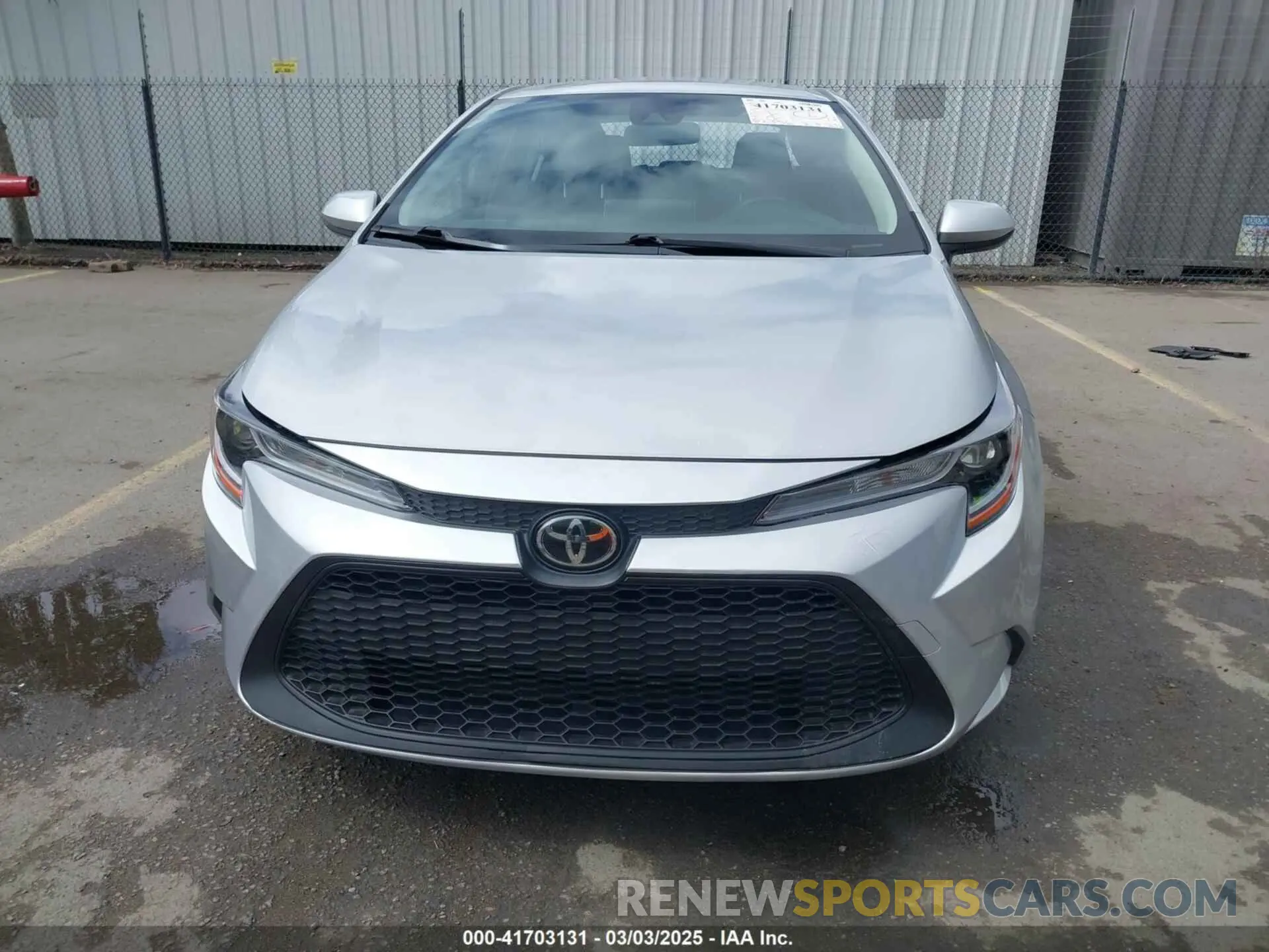12 Photograph of a damaged car JTDEPMAE6MJ133073 TOYOTA COROLLA 2021