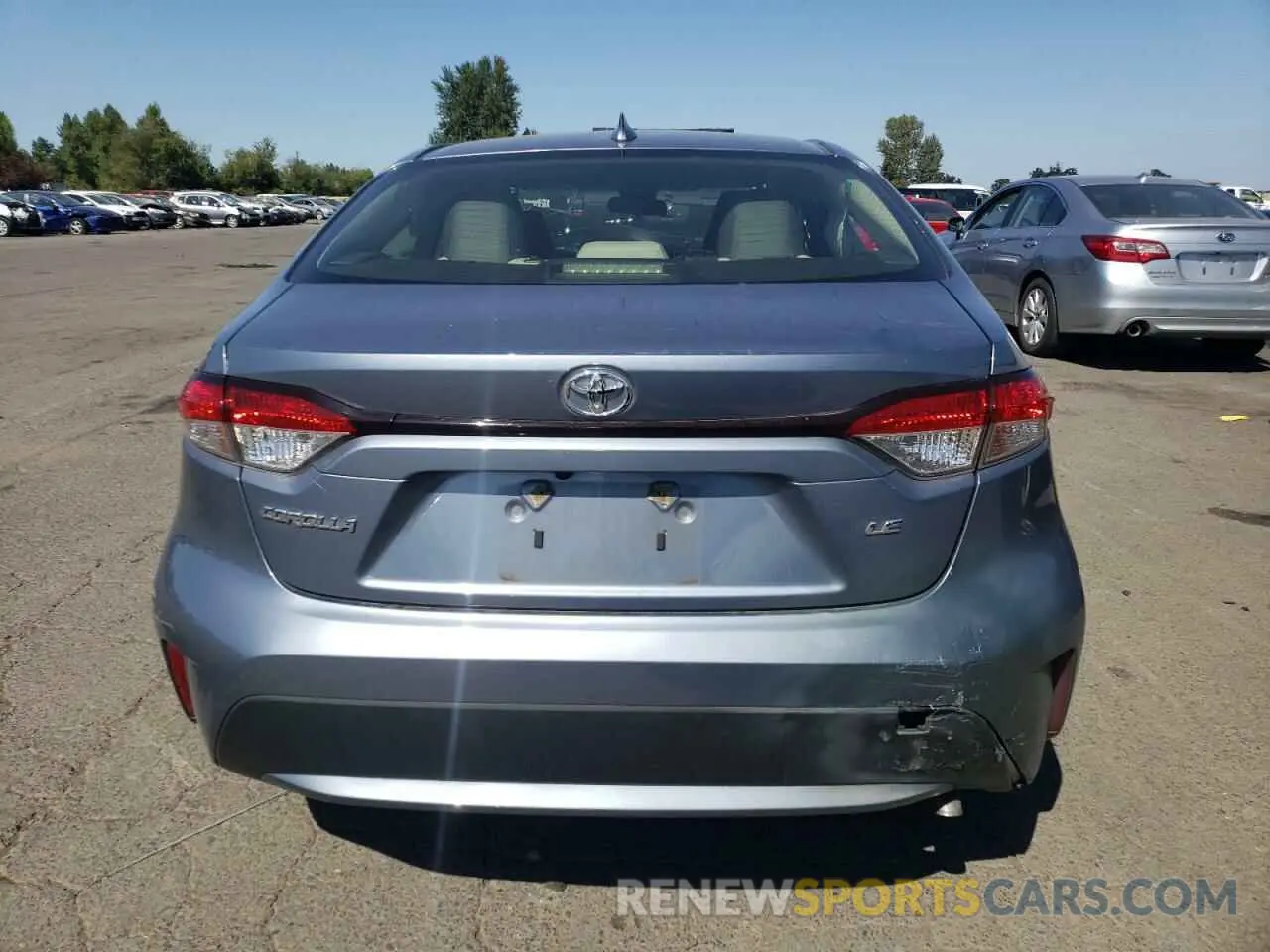 6 Photograph of a damaged car JTDEPMAE6MJ140587 TOYOTA COROLLA 2021