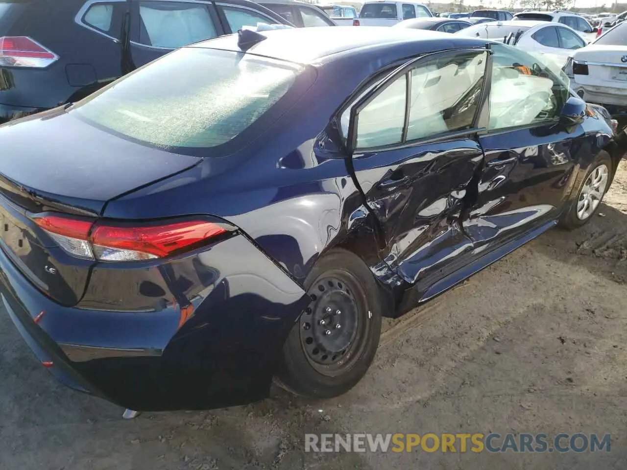 9 Photograph of a damaged car JTDEPMAE6MJ144686 TOYOTA COROLLA 2021