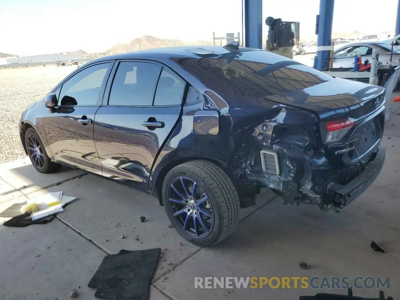 2 Photograph of a damaged car JTDEPMAE6MJ149502 TOYOTA COROLLA 2021