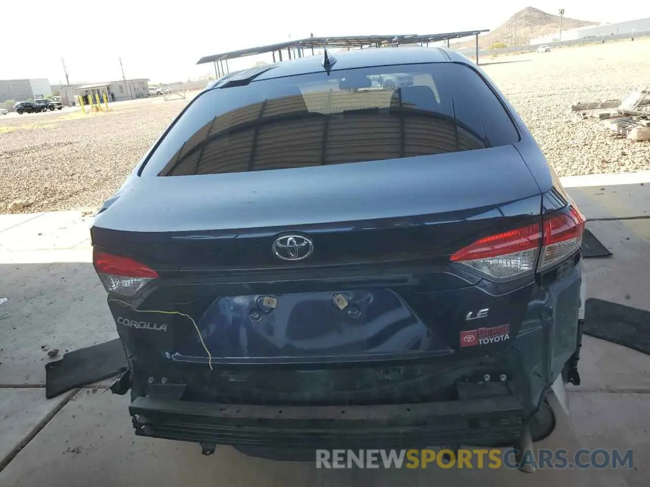 6 Photograph of a damaged car JTDEPMAE6MJ149502 TOYOTA COROLLA 2021