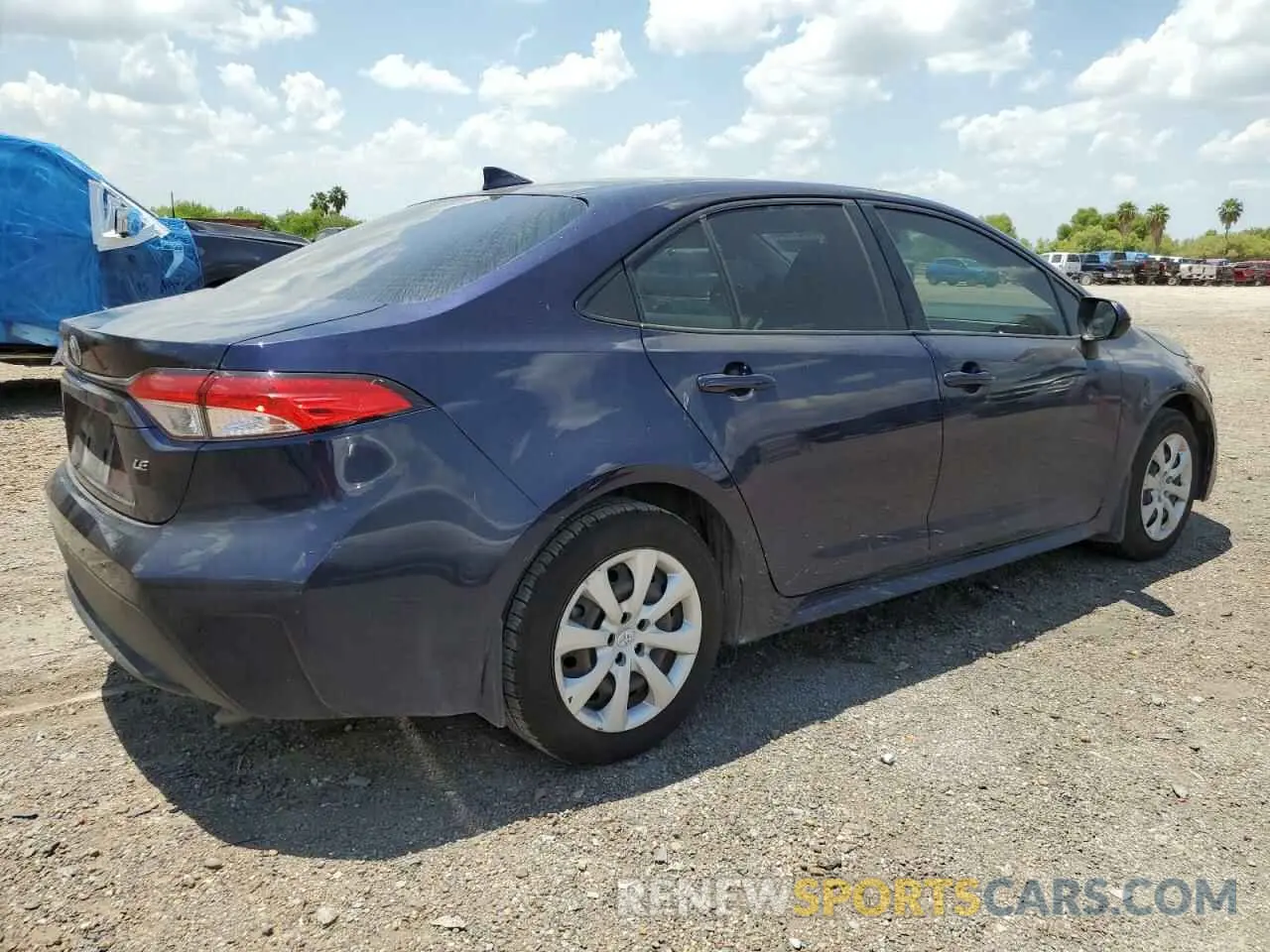 3 Photograph of a damaged car JTDEPMAE6MJ149936 TOYOTA COROLLA 2021