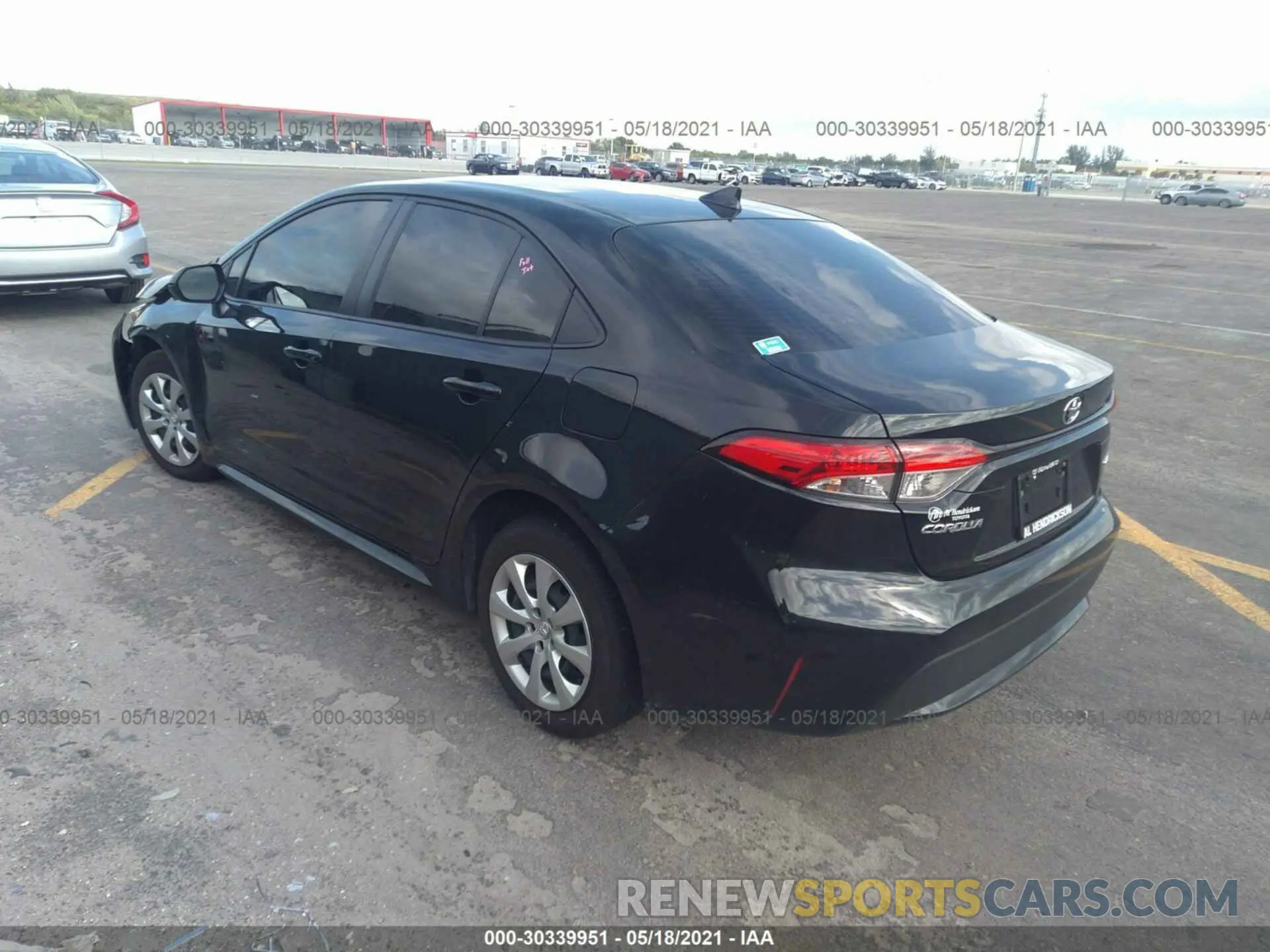 3 Photograph of a damaged car JTDEPMAE6MJ150133 TOYOTA COROLLA 2021