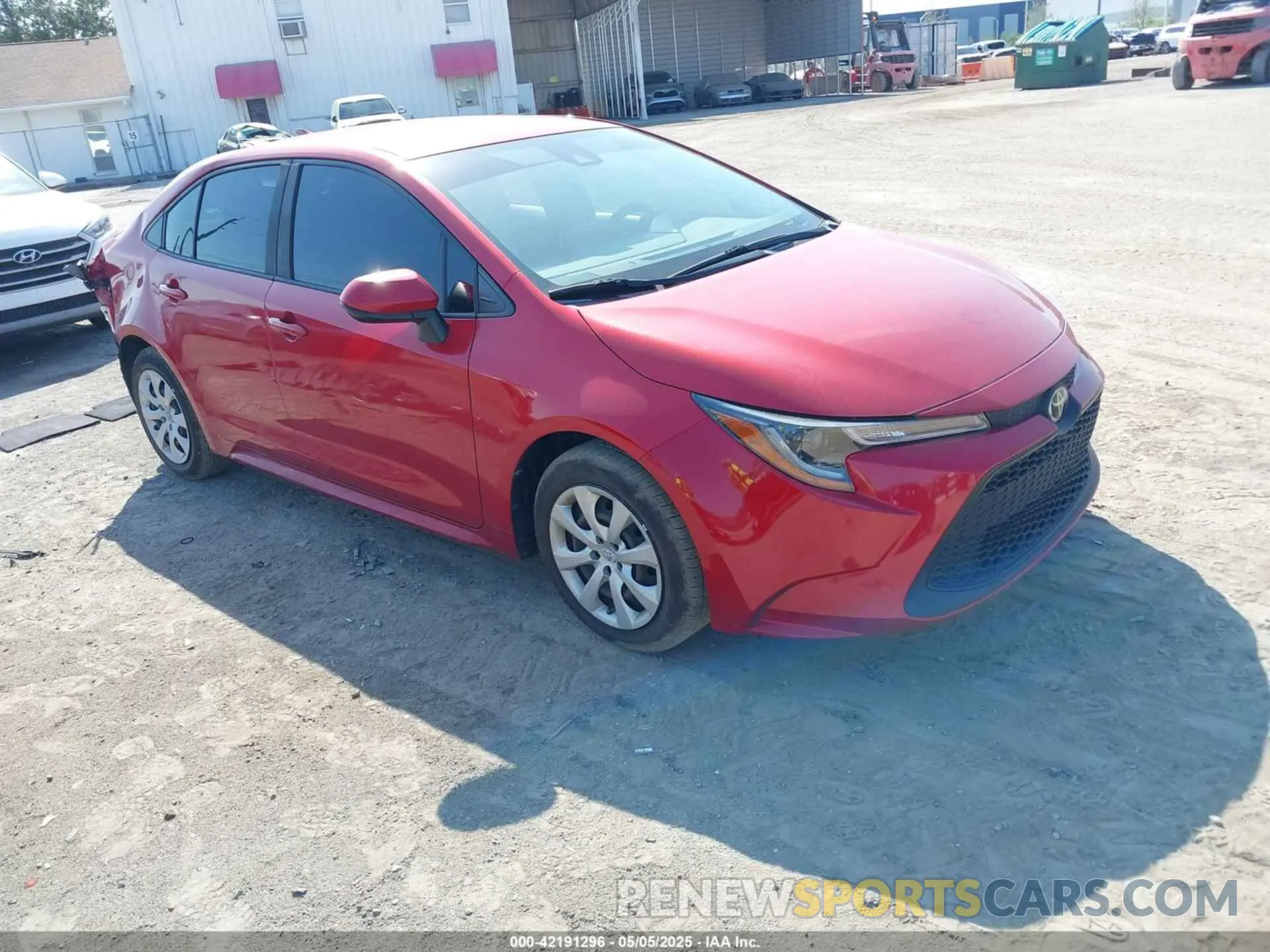 1 Фотография поврежденного автомобиля JTDEPMAE6MJ168776 TOYOTA COROLLA 2021