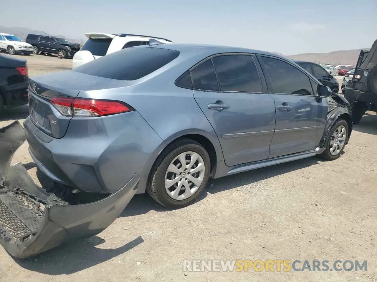 3 Фотография поврежденного автомобиля JTDEPMAE6MJ171578 TOYOTA COROLLA 2021