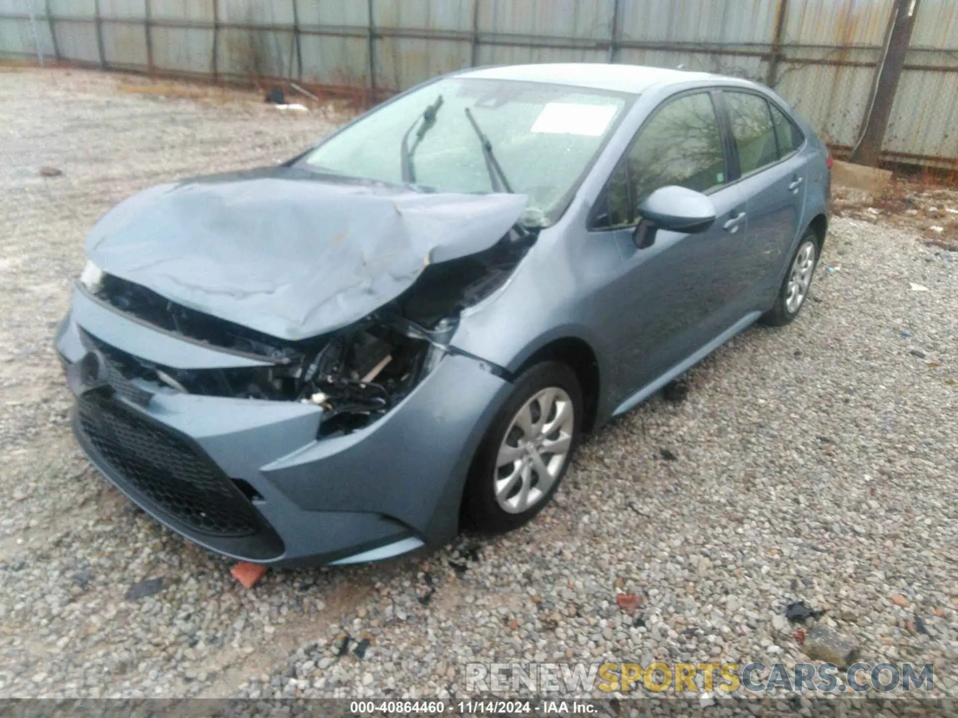 2 Фотография поврежденного автомобиля JTDEPMAE6MJ174710 TOYOTA COROLLA 2021