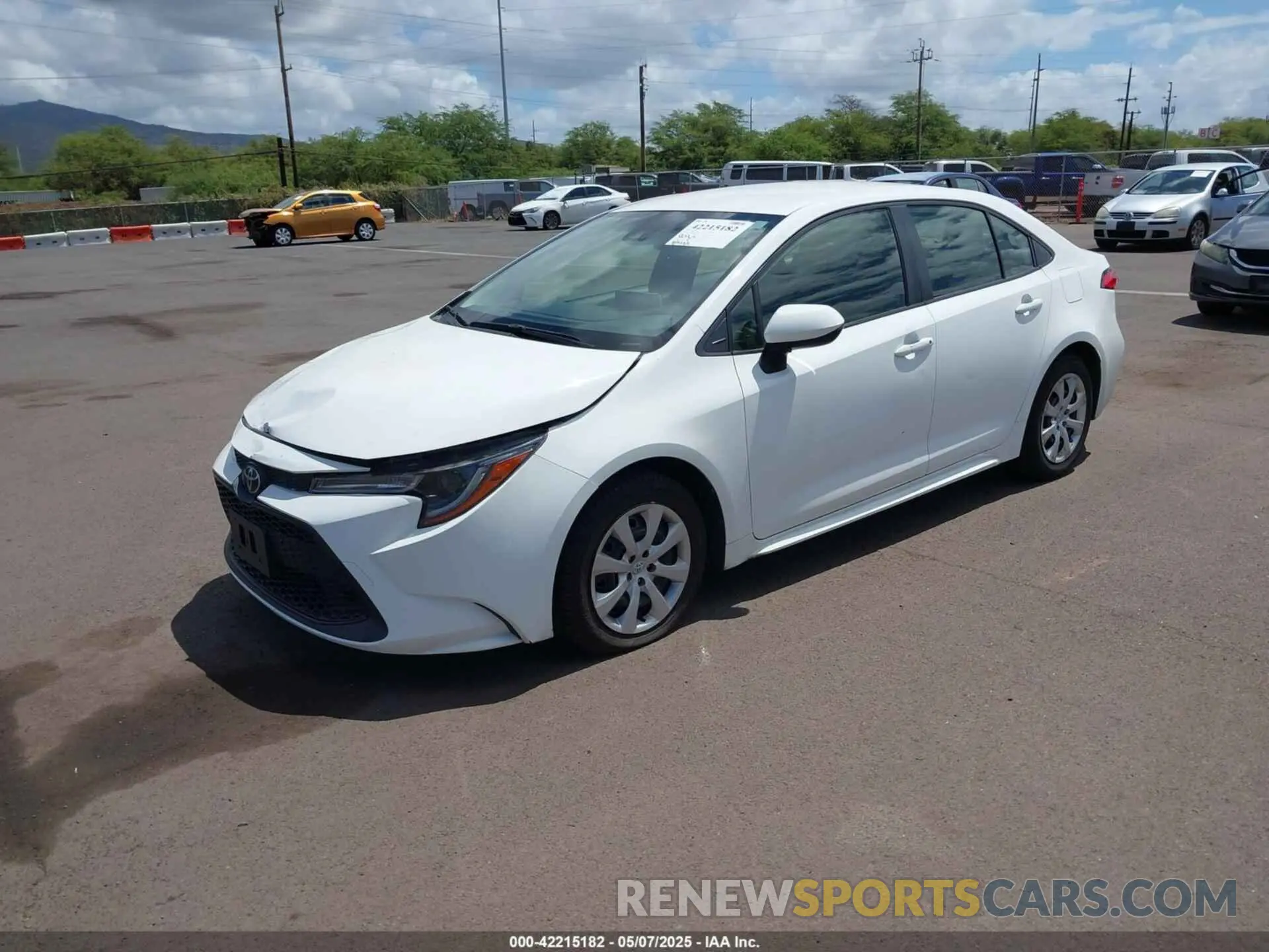 2 Photograph of a damaged car JTDEPMAE6MJ186534 TOYOTA COROLLA 2021