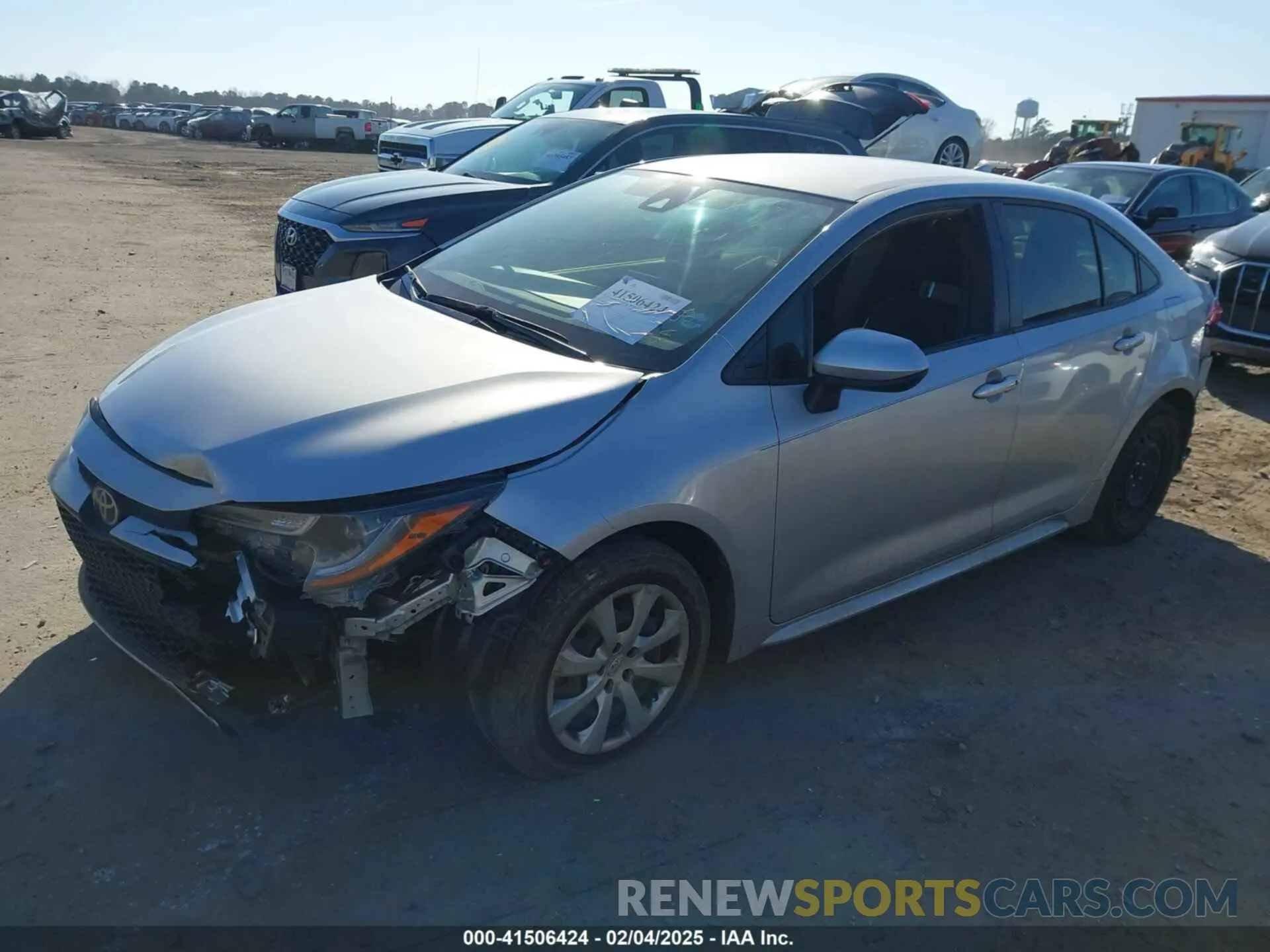2 Photograph of a damaged car JTDEPMAE7MJ121269 TOYOTA COROLLA 2021