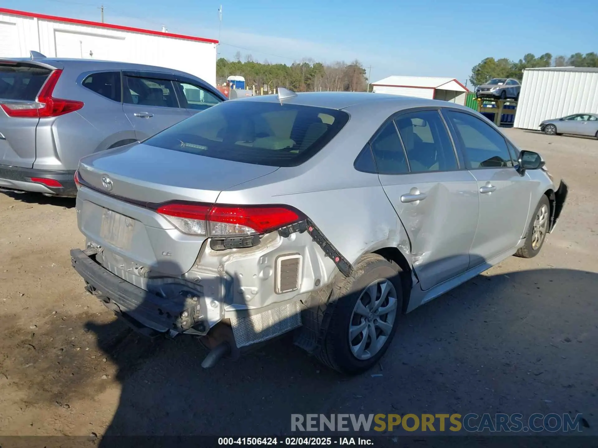 4 Photograph of a damaged car JTDEPMAE7MJ121269 TOYOTA COROLLA 2021