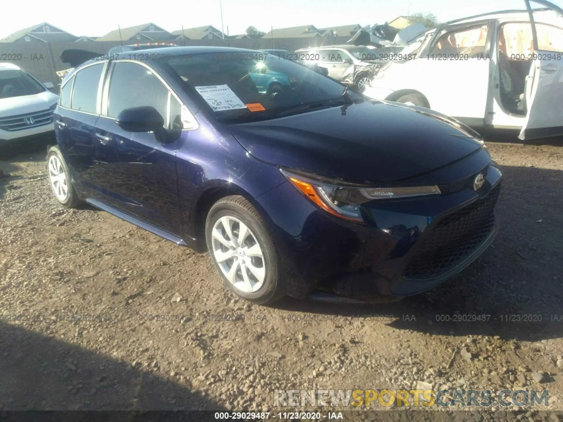 1 Photograph of a damaged car JTDEPMAE7MJ125869 TOYOTA COROLLA 2021
