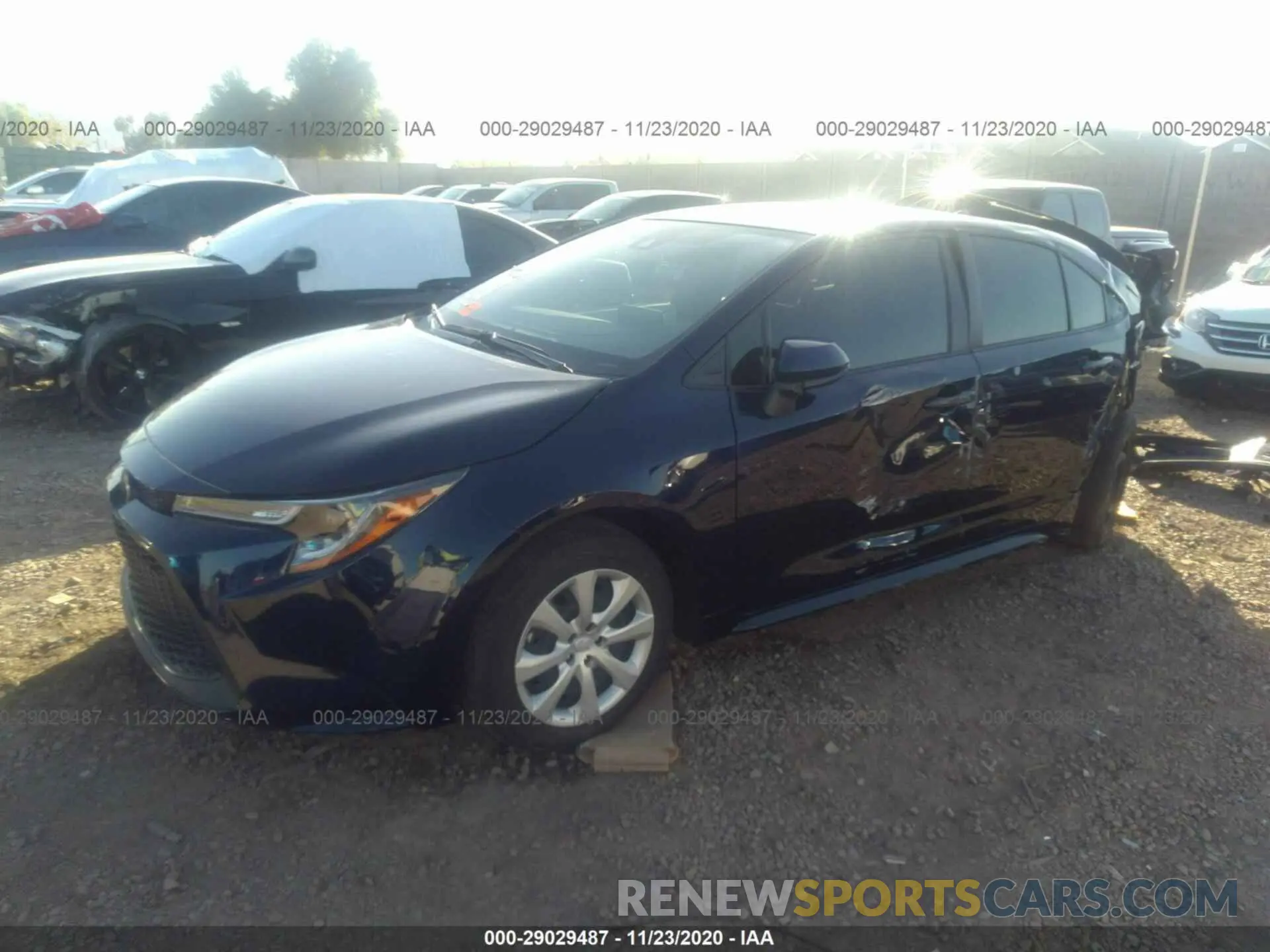2 Photograph of a damaged car JTDEPMAE7MJ125869 TOYOTA COROLLA 2021