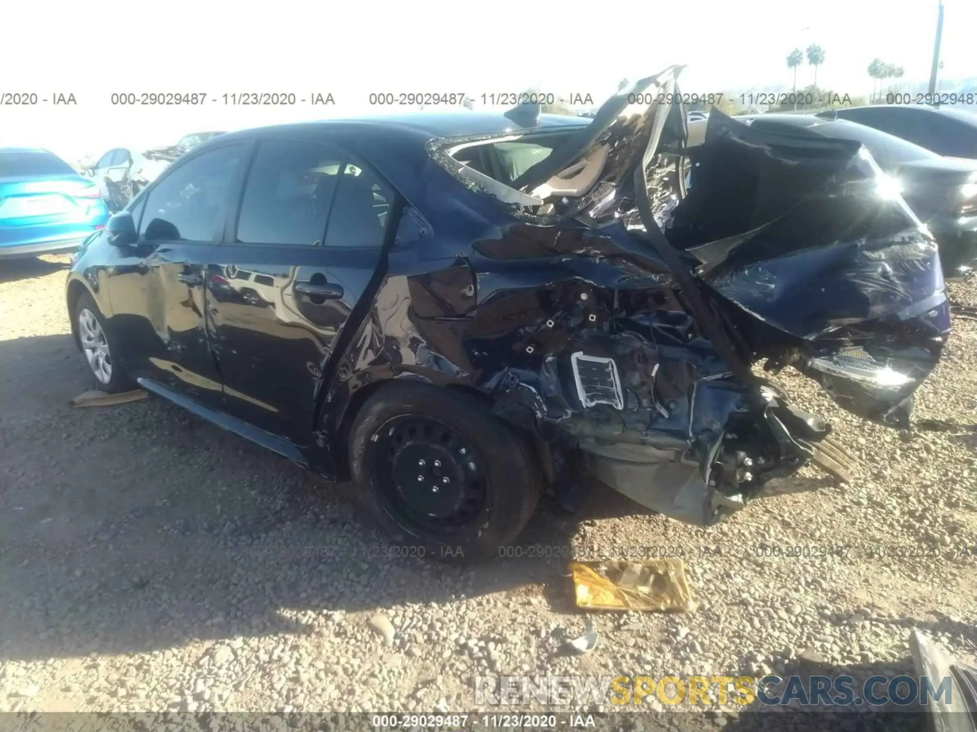3 Photograph of a damaged car JTDEPMAE7MJ125869 TOYOTA COROLLA 2021
