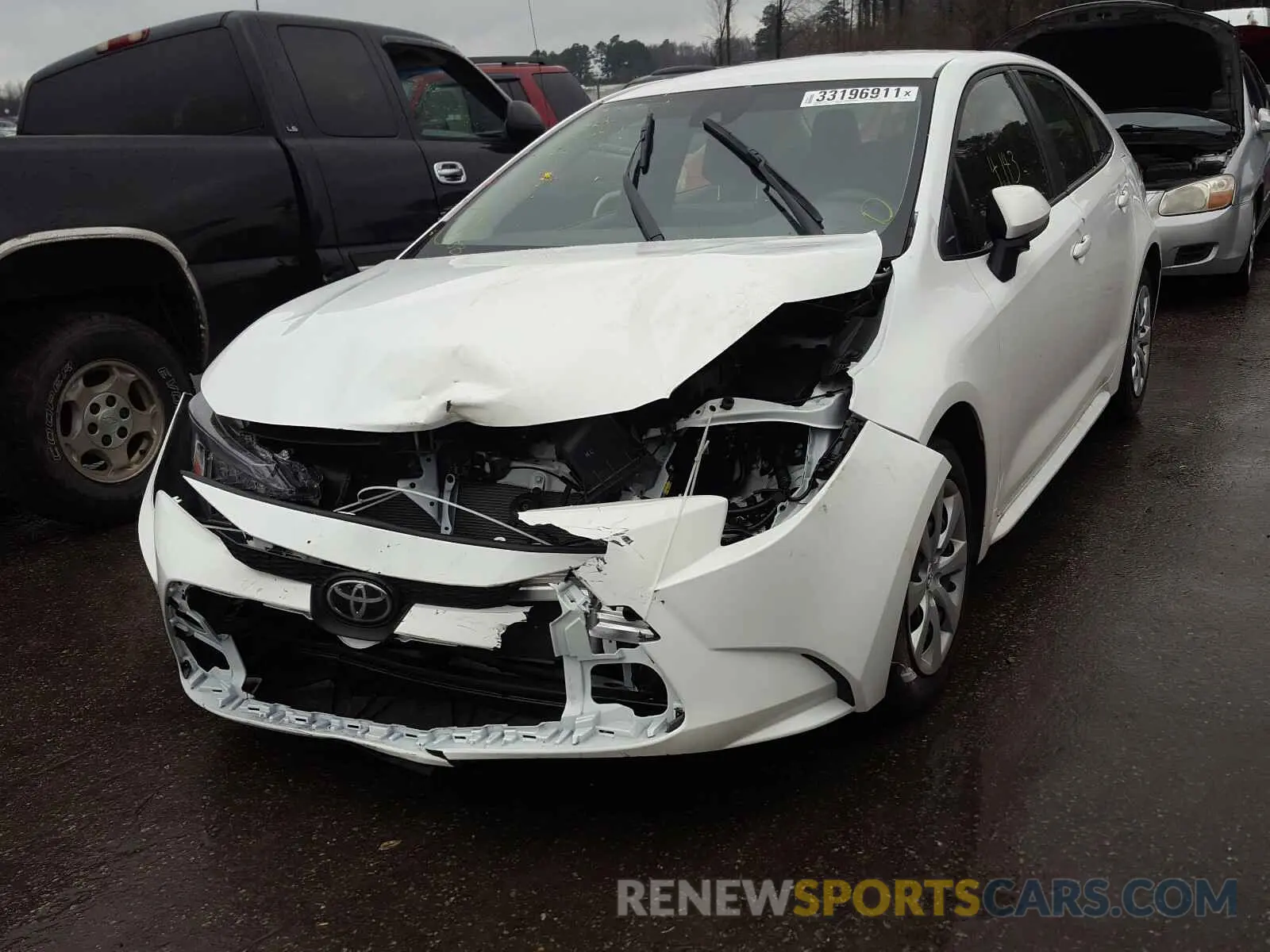 2 Photograph of a damaged car JTDEPMAE7MJ131283 TOYOTA COROLLA 2021