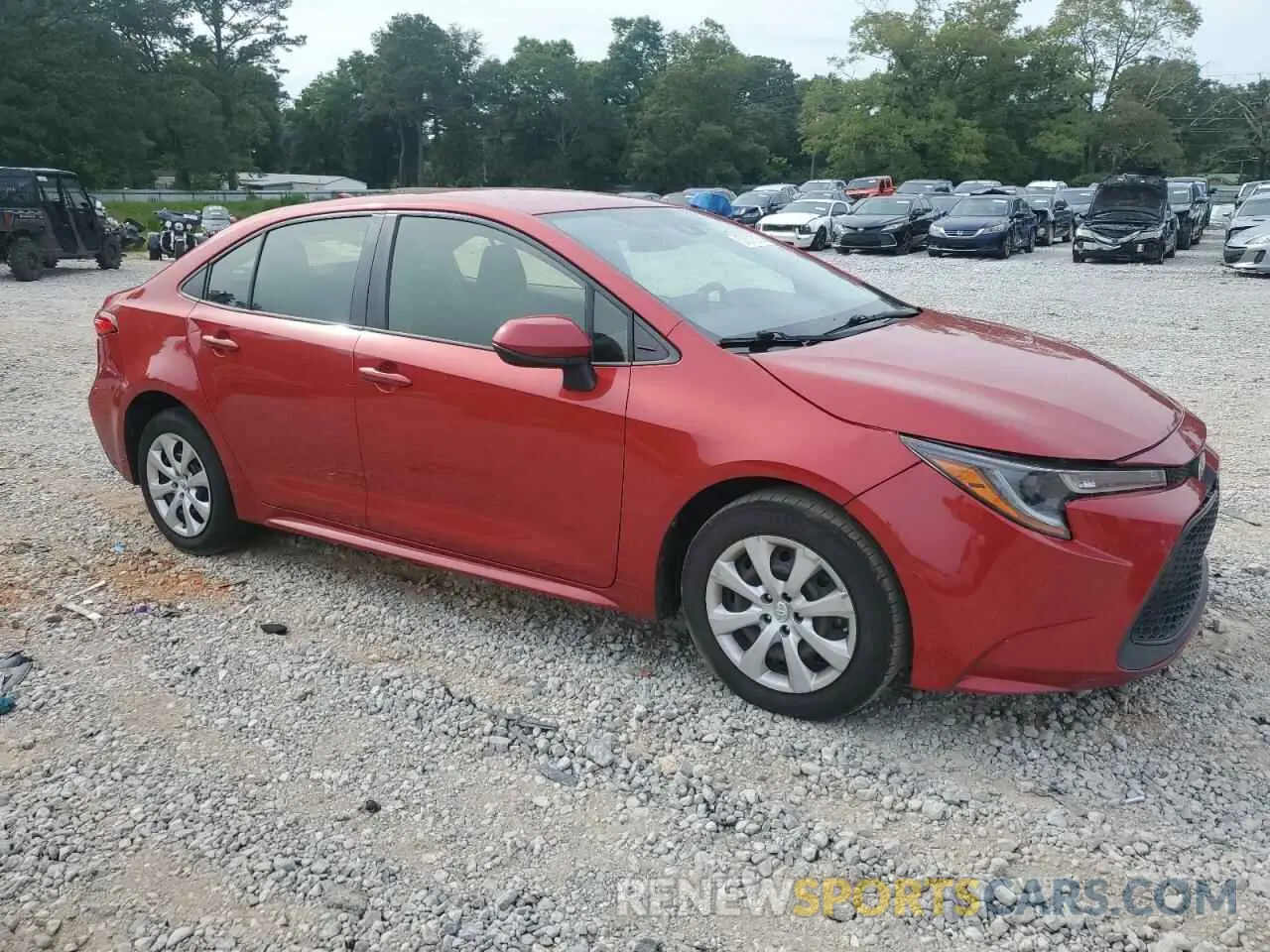 4 Photograph of a damaged car JTDEPMAE7MJ133213 TOYOTA COROLLA 2021