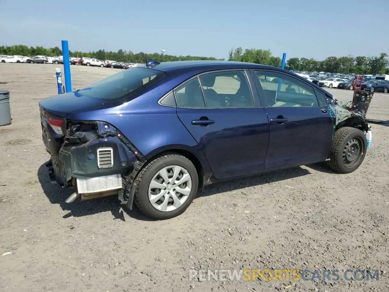 3 Photograph of a damaged car JTDEPMAE7MJ133227 TOYOTA COROLLA 2021