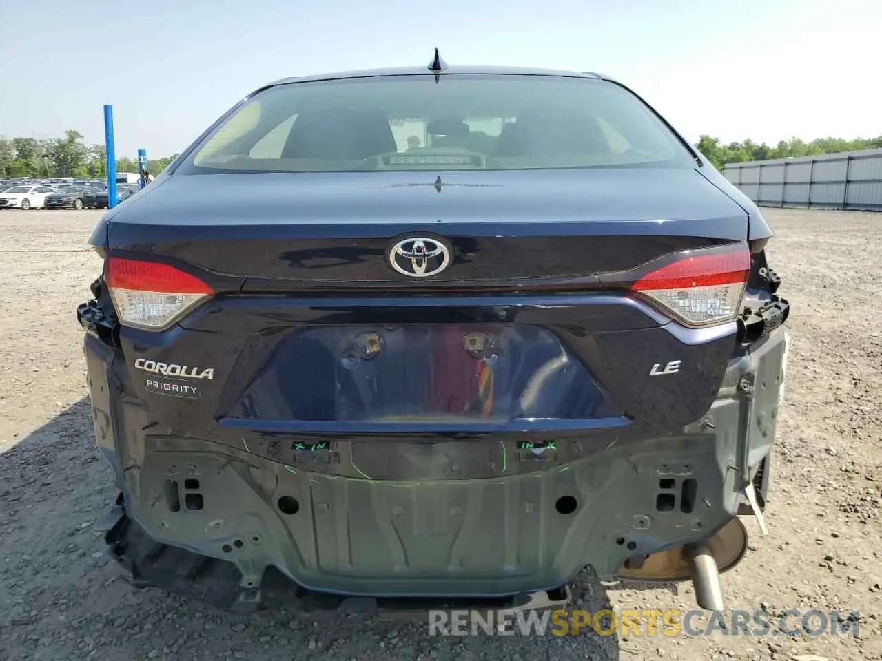 6 Photograph of a damaged car JTDEPMAE7MJ133227 TOYOTA COROLLA 2021