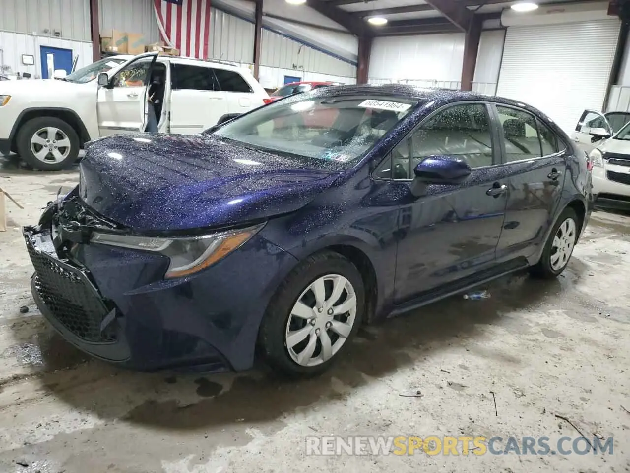 1 Photograph of a damaged car JTDEPMAE7MJ139660 TOYOTA COROLLA 2021