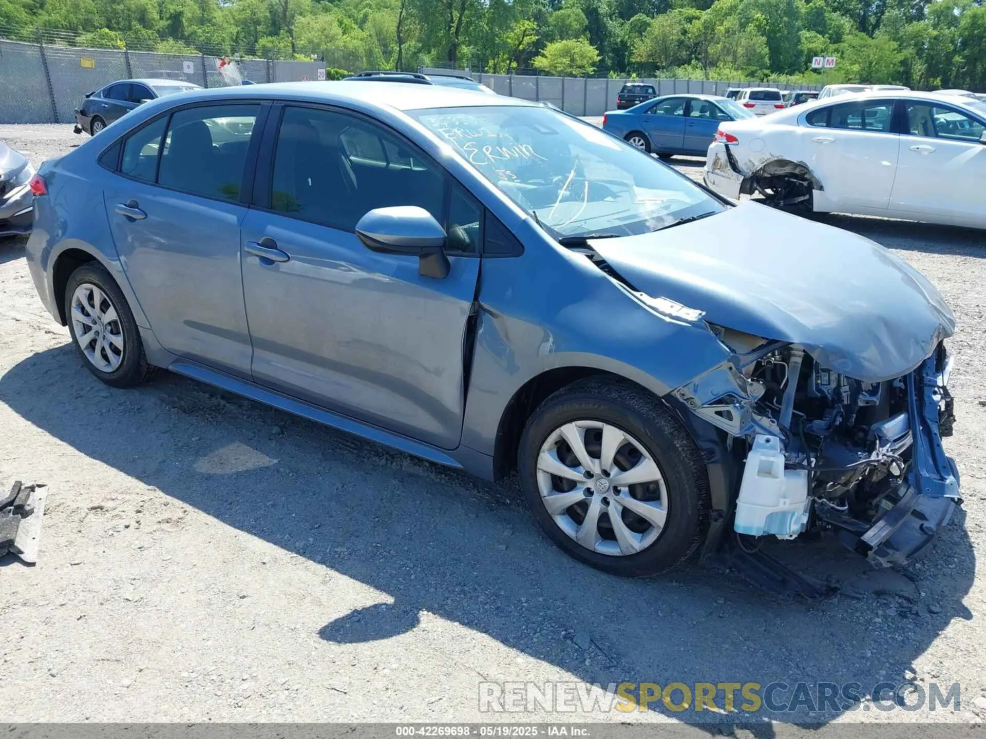 1 Photograph of a damaged car JTDEPMAE7MJ144664 TOYOTA COROLLA 2021