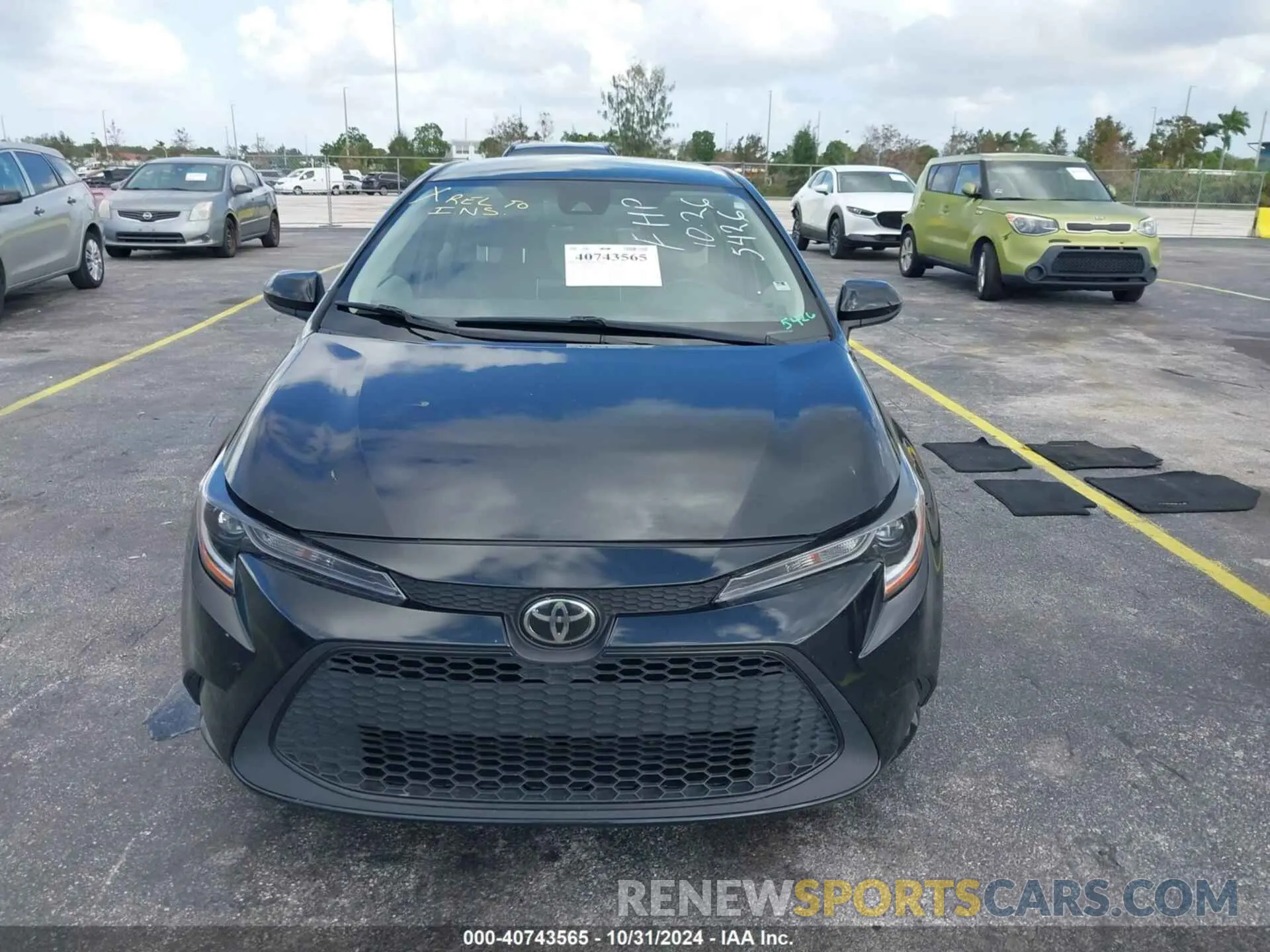 12 Photograph of a damaged car JTDEPMAE7MJ145426 TOYOTA COROLLA 2021
